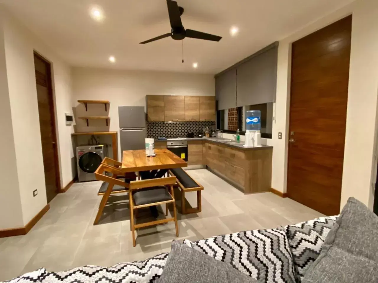 Kitchen or kitchenette, Seating Area in Dreamcatcher Tulum