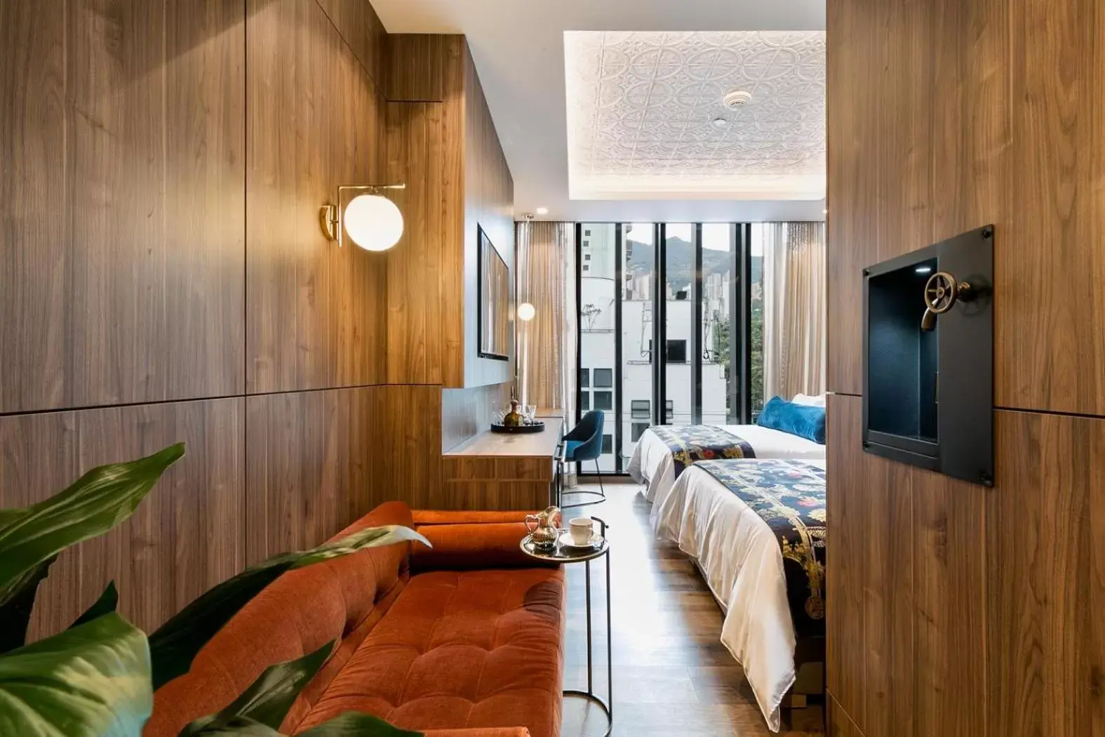 Deluxe Room with Two Double Beds in Hotel Marquee Medellín Deluxe Room with Two Double Beds in Hotel Marquee Medellín