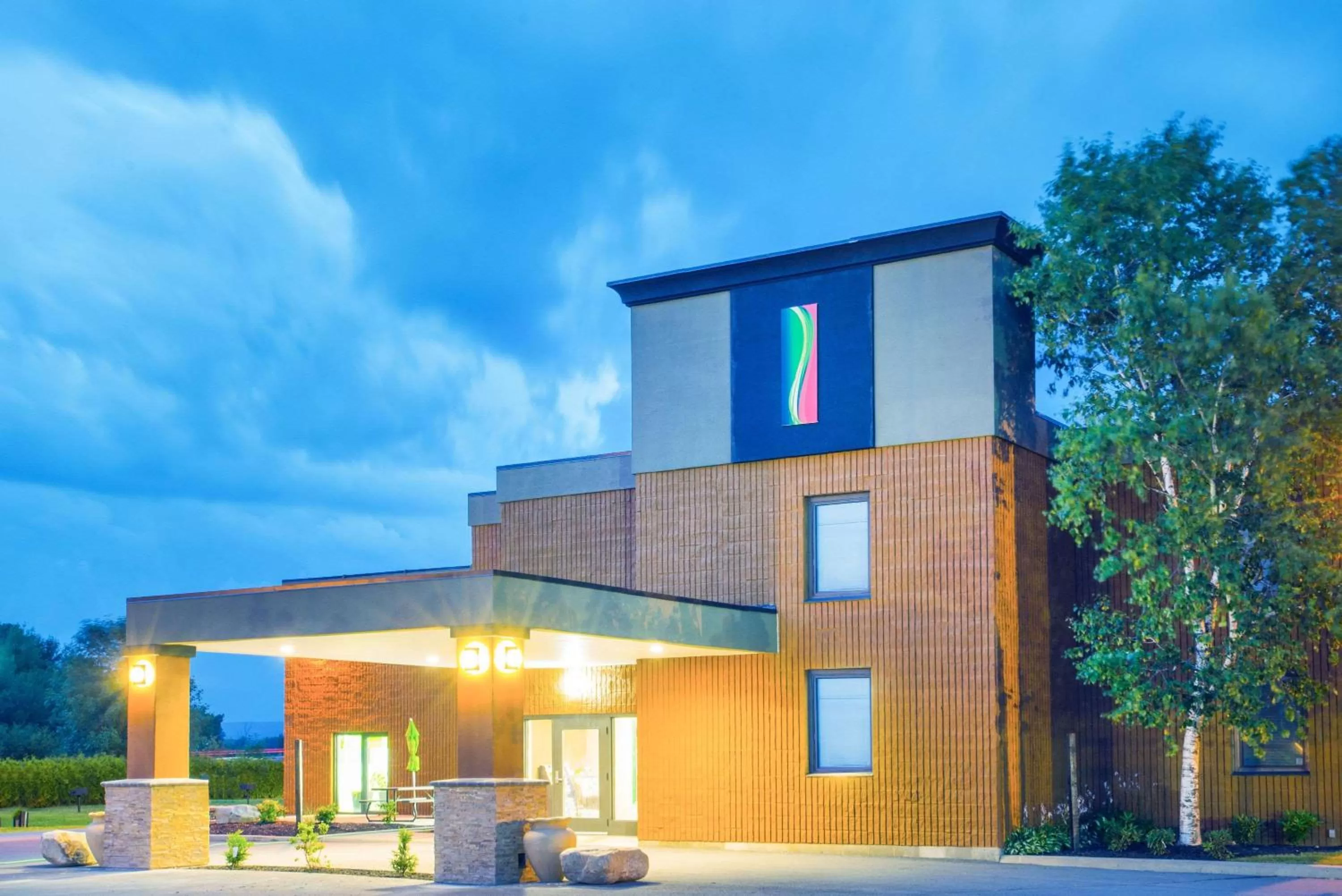 Property building in Super 8 by Wyndham Plattsburgh