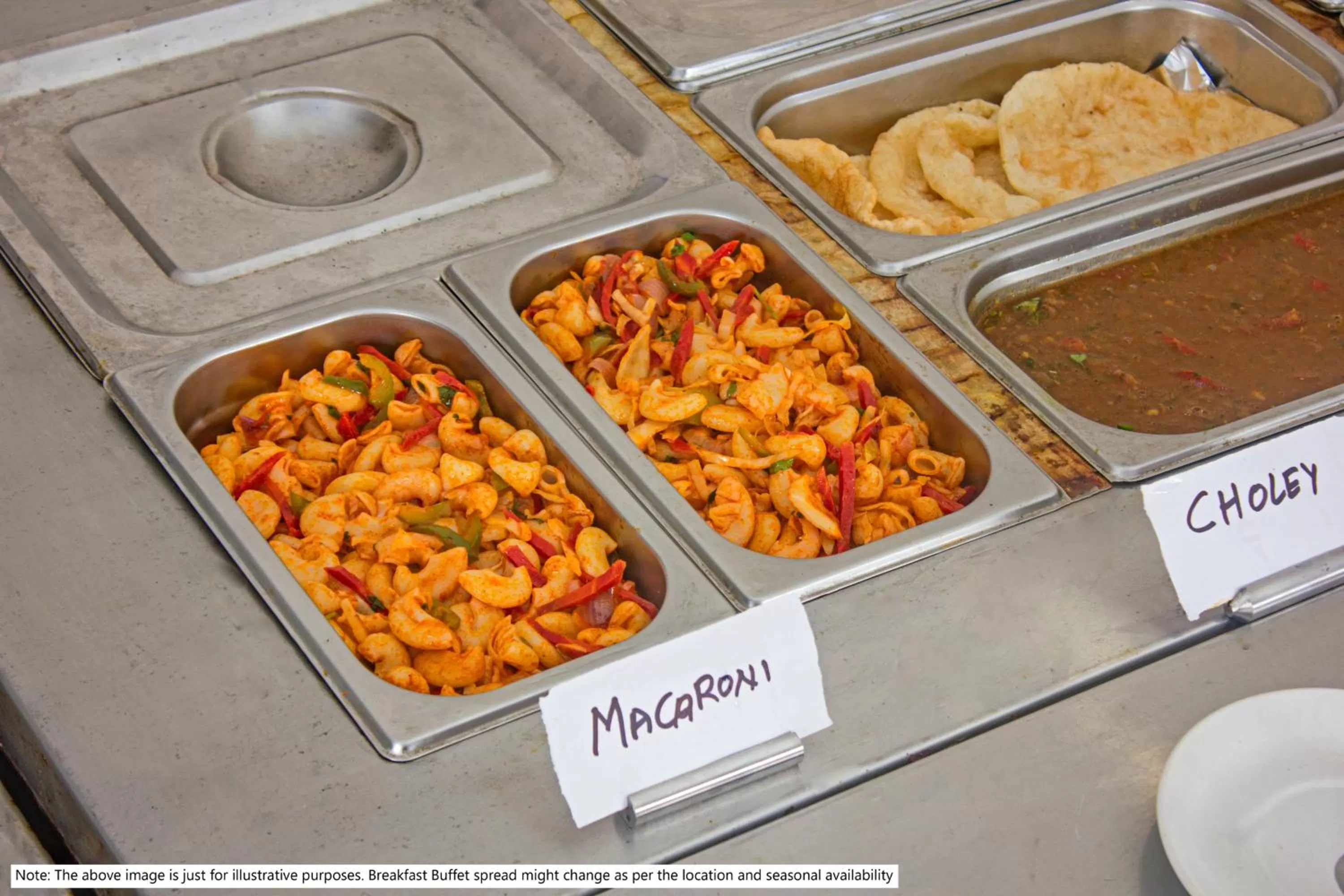 Buffet breakfast in Treebo Hotel Mobi VIP Airport