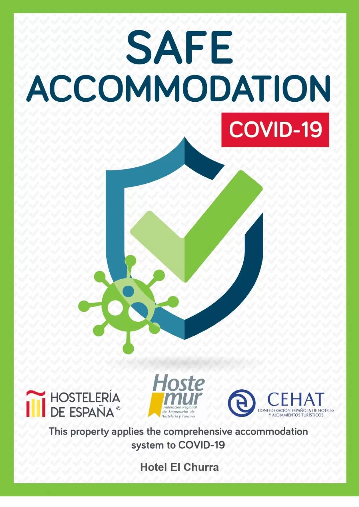 Certificate/Award in Hotel El Churra