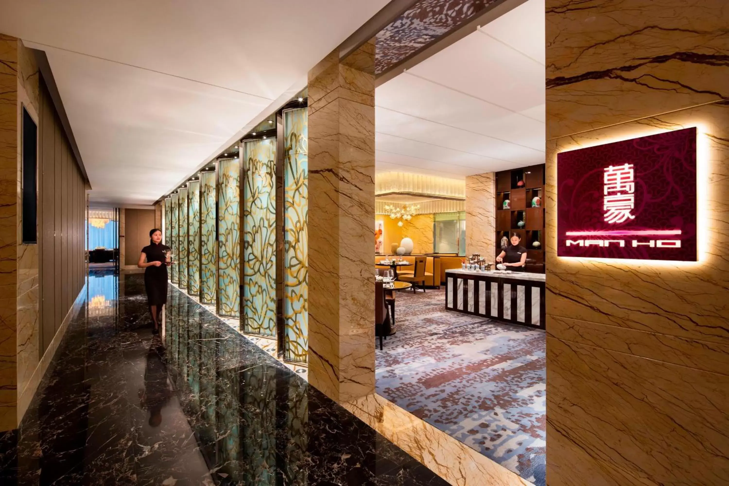 Restaurant/places to eat, Lobby/Reception in JW Marriott Hotel Chengdu