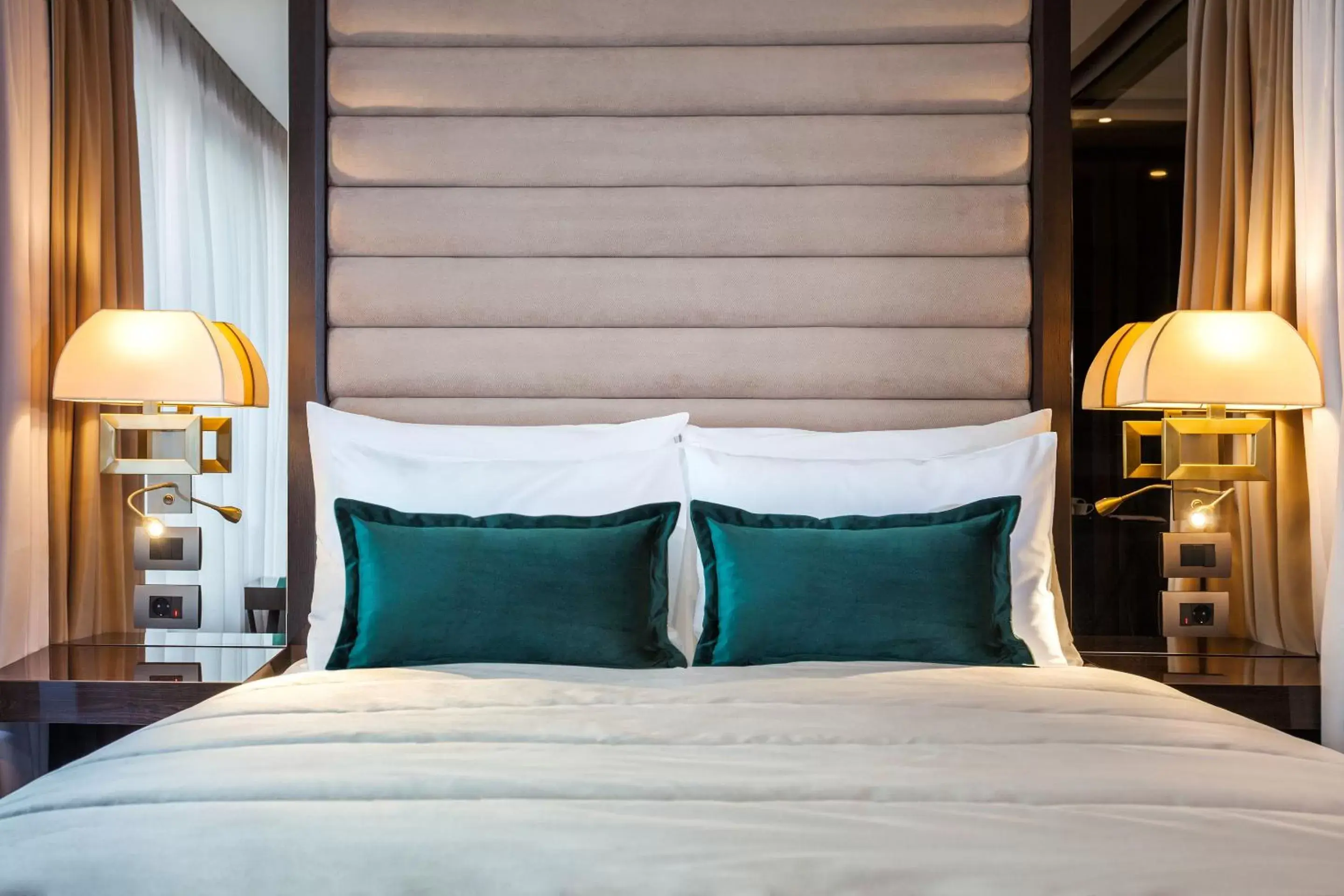 Bed in SAINT TEN Hotel, Small Luxury Hotels