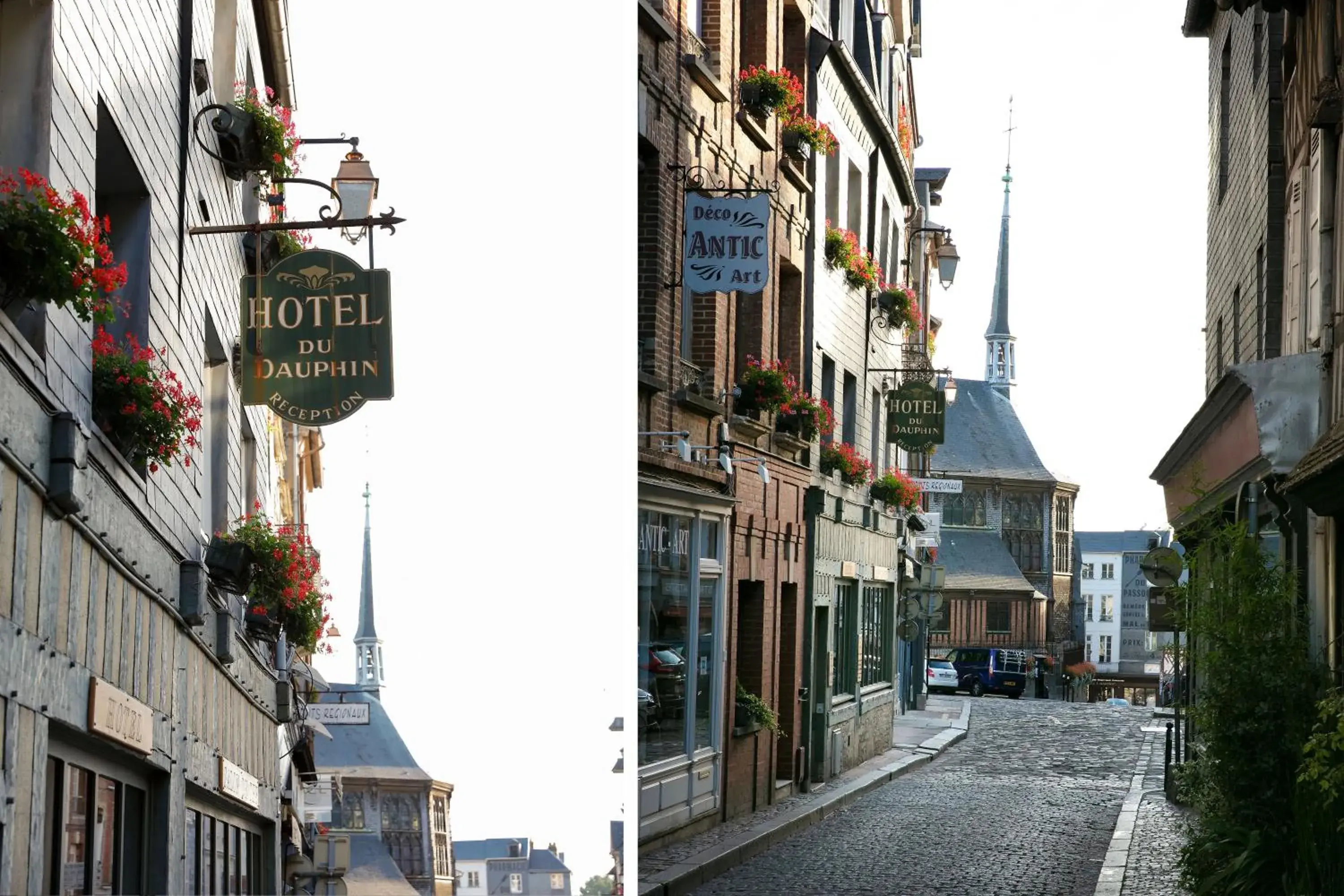 Facade/entrance, Neighborhood in Hotel Le Dauphin Les Loges