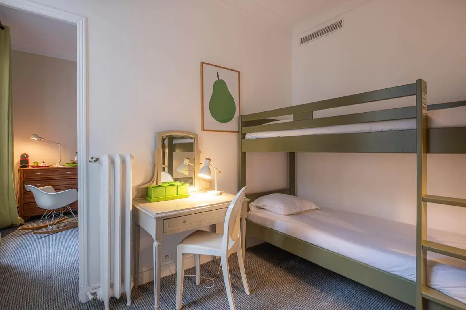 Bedroom, Bunk Bed in Hôtel Arvor Saint Georges