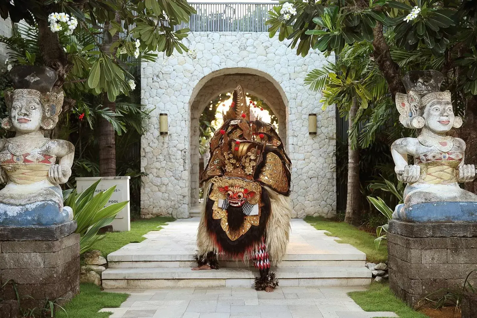 Inner courtyard view in Sudamala Resort, Sanur, Bali