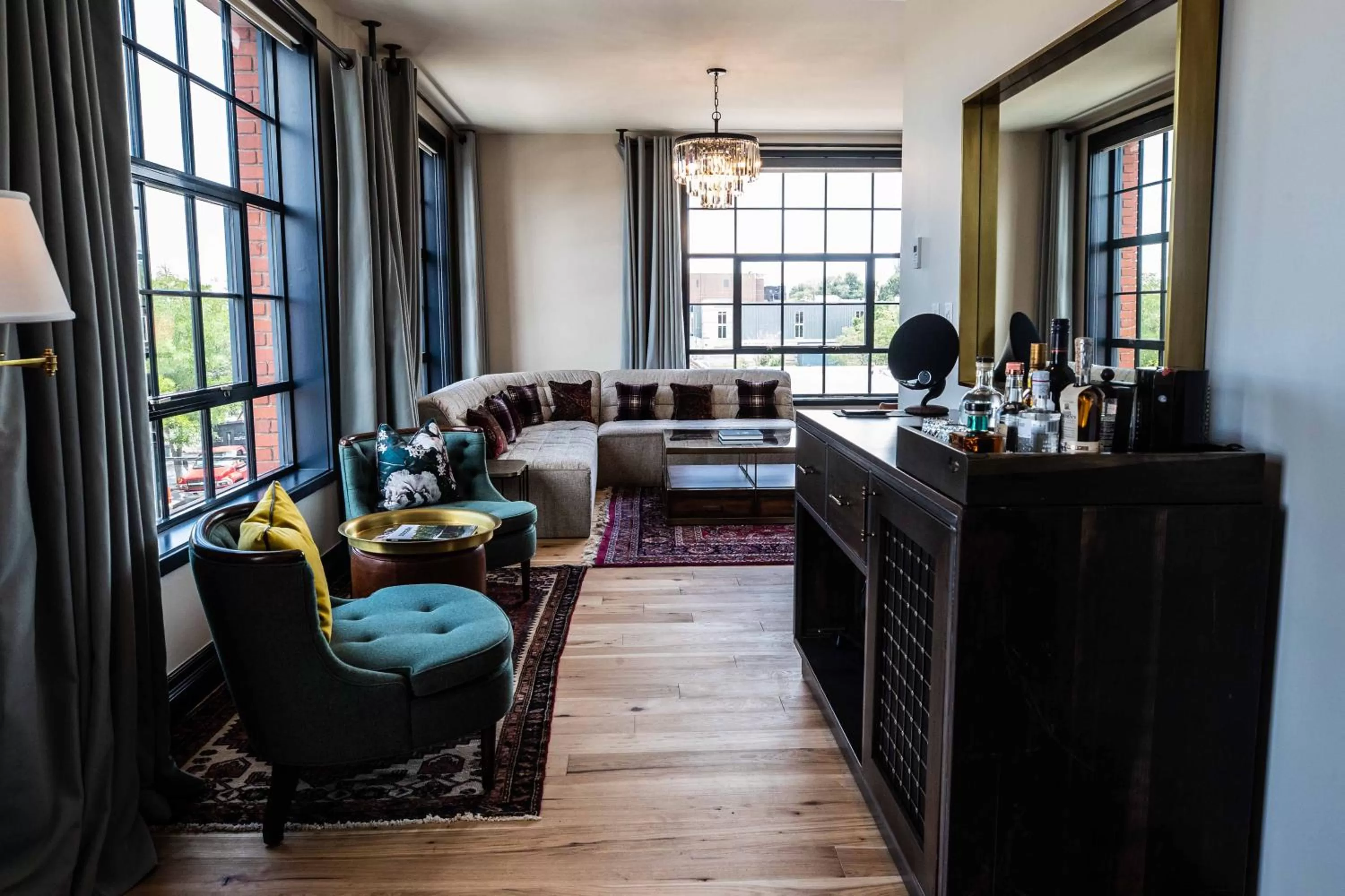 Living room in The Ramble Hotel