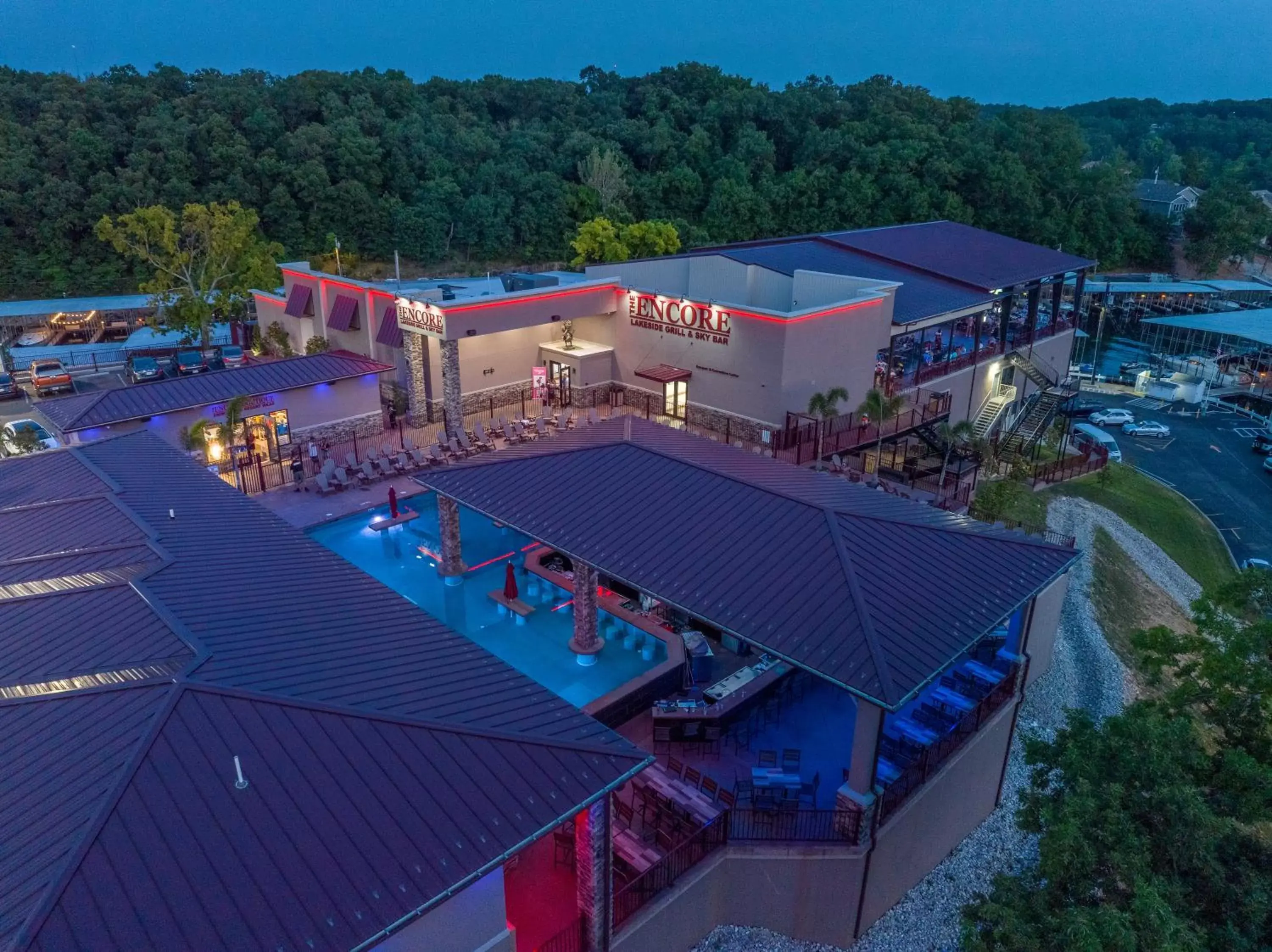 Property building, Bird's-eye View in The Resort at Lake of the Ozarks