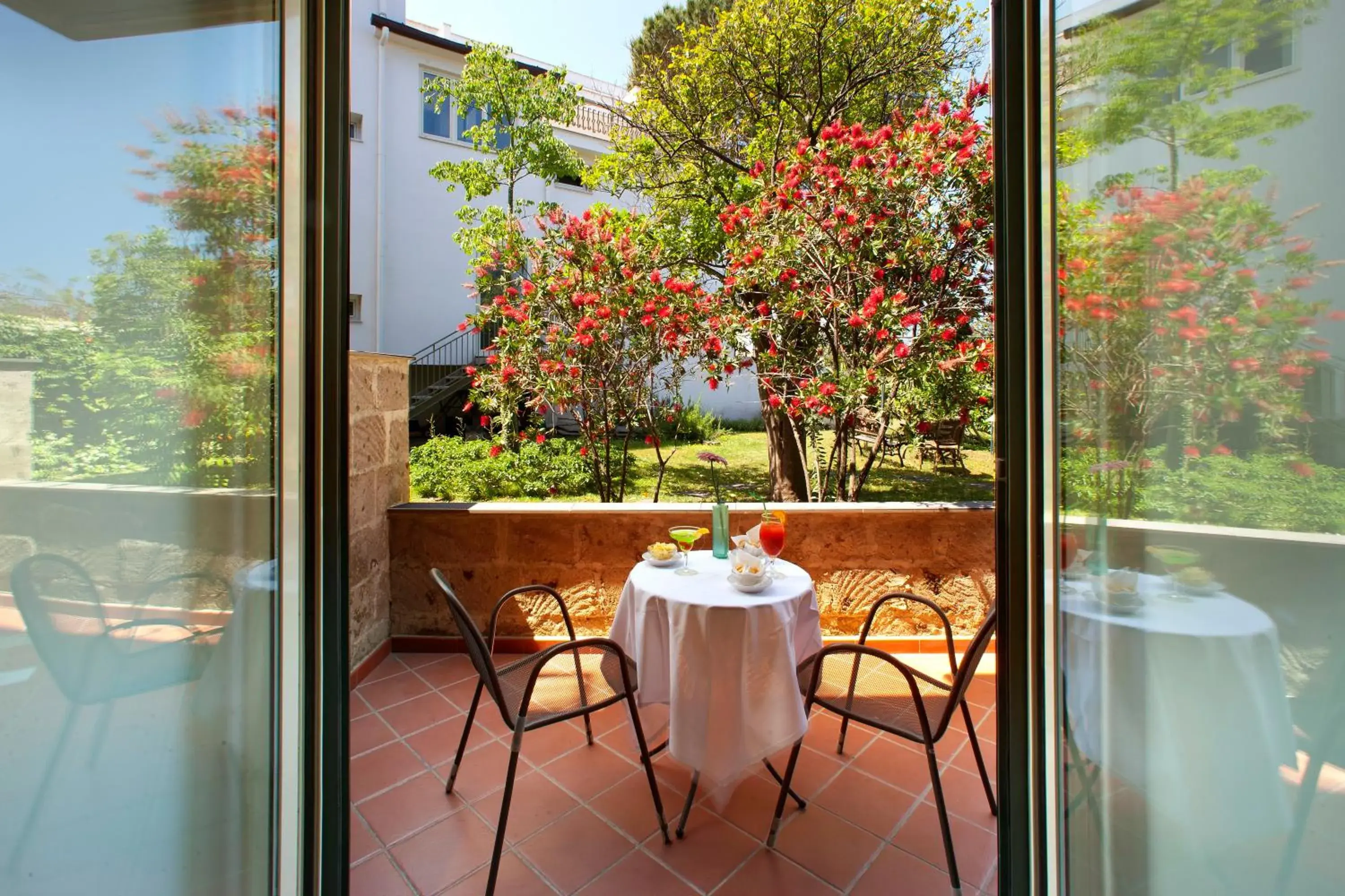 Patio, Balcony/Terrace in Hotel Alpha