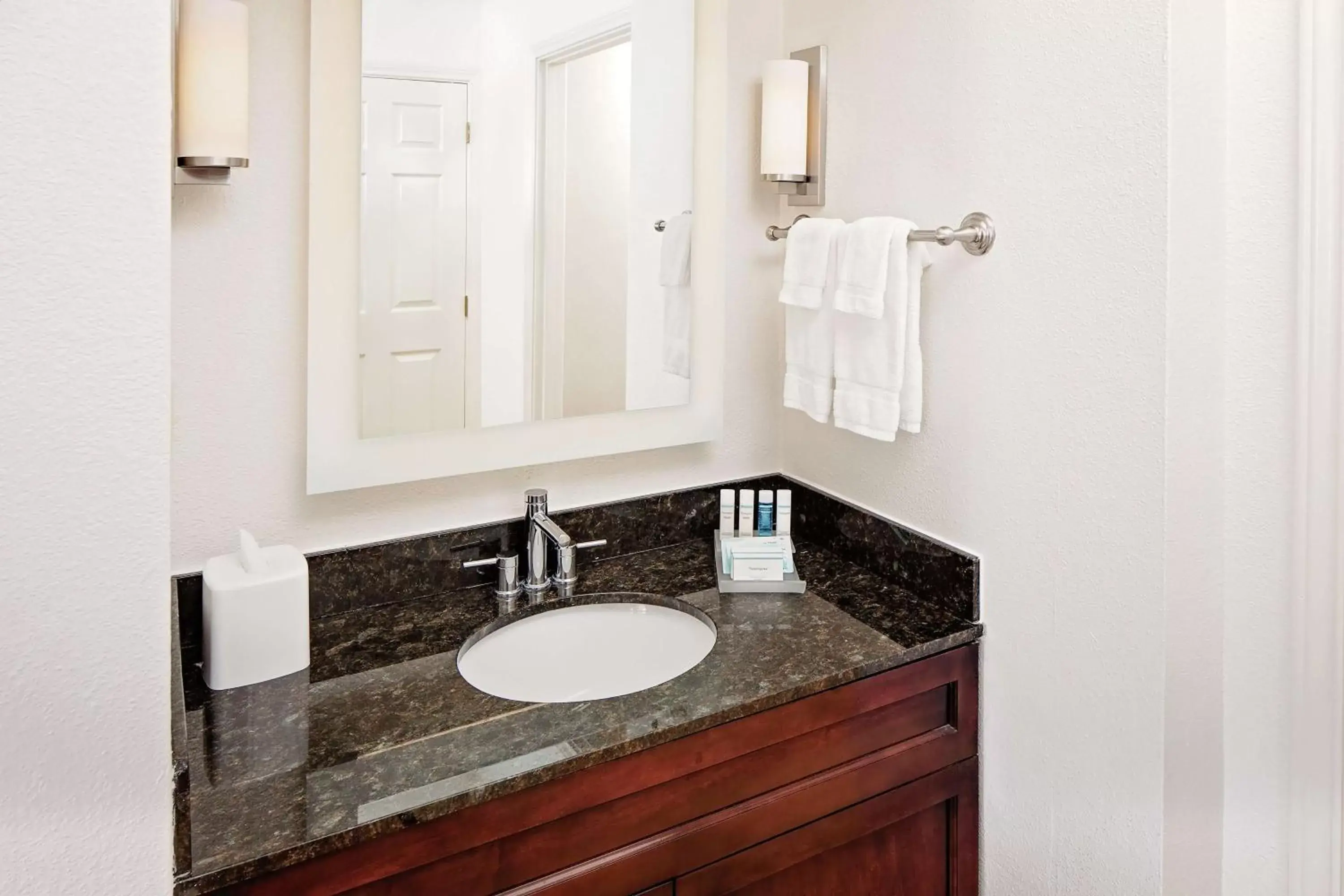 Bathroom in Homewood Suites by Hilton Dallas Market Center