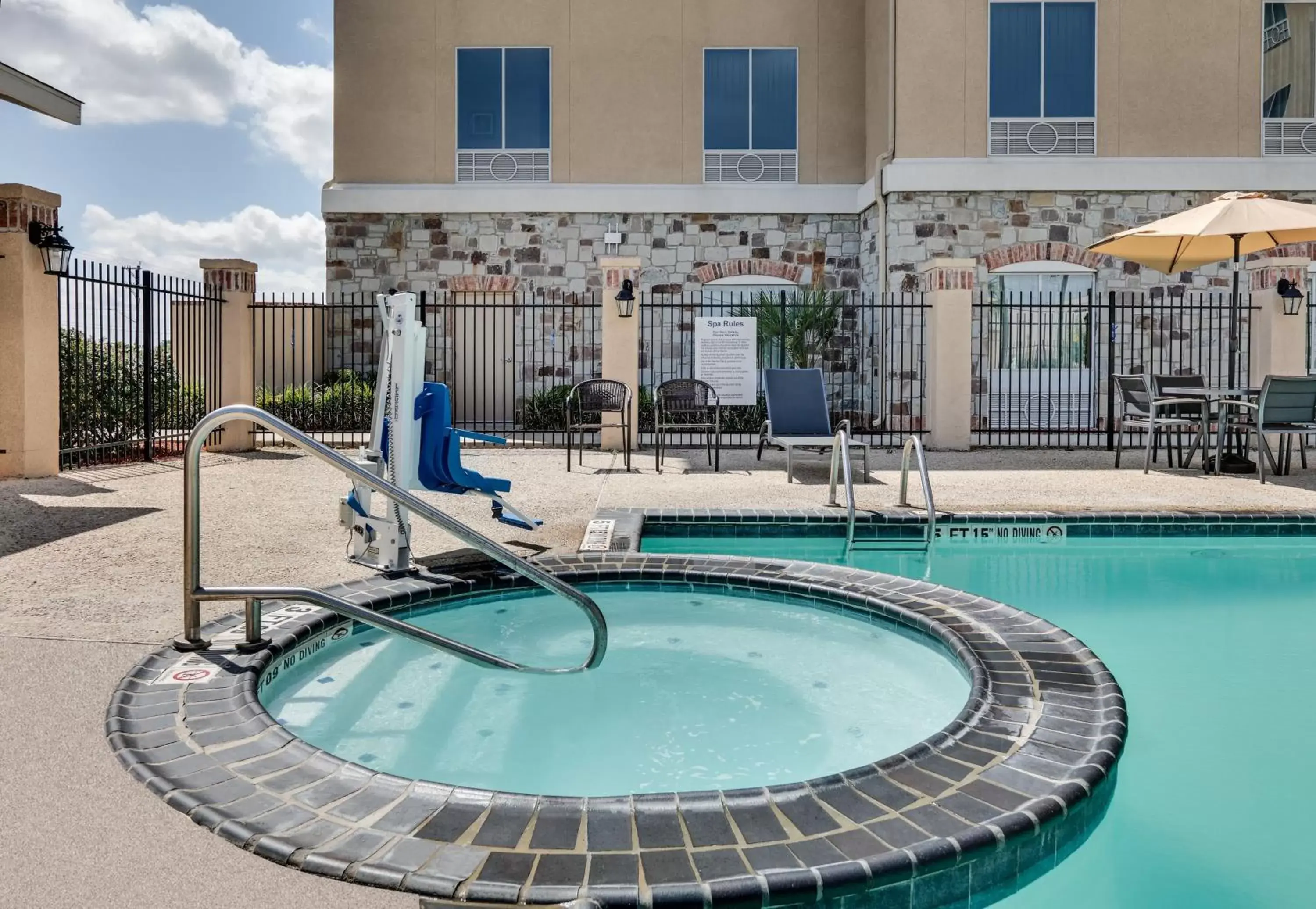 Swimming Pool in Holiday Inn Express & Suites San Antonio Brooks City Base, an IHG Hotel
