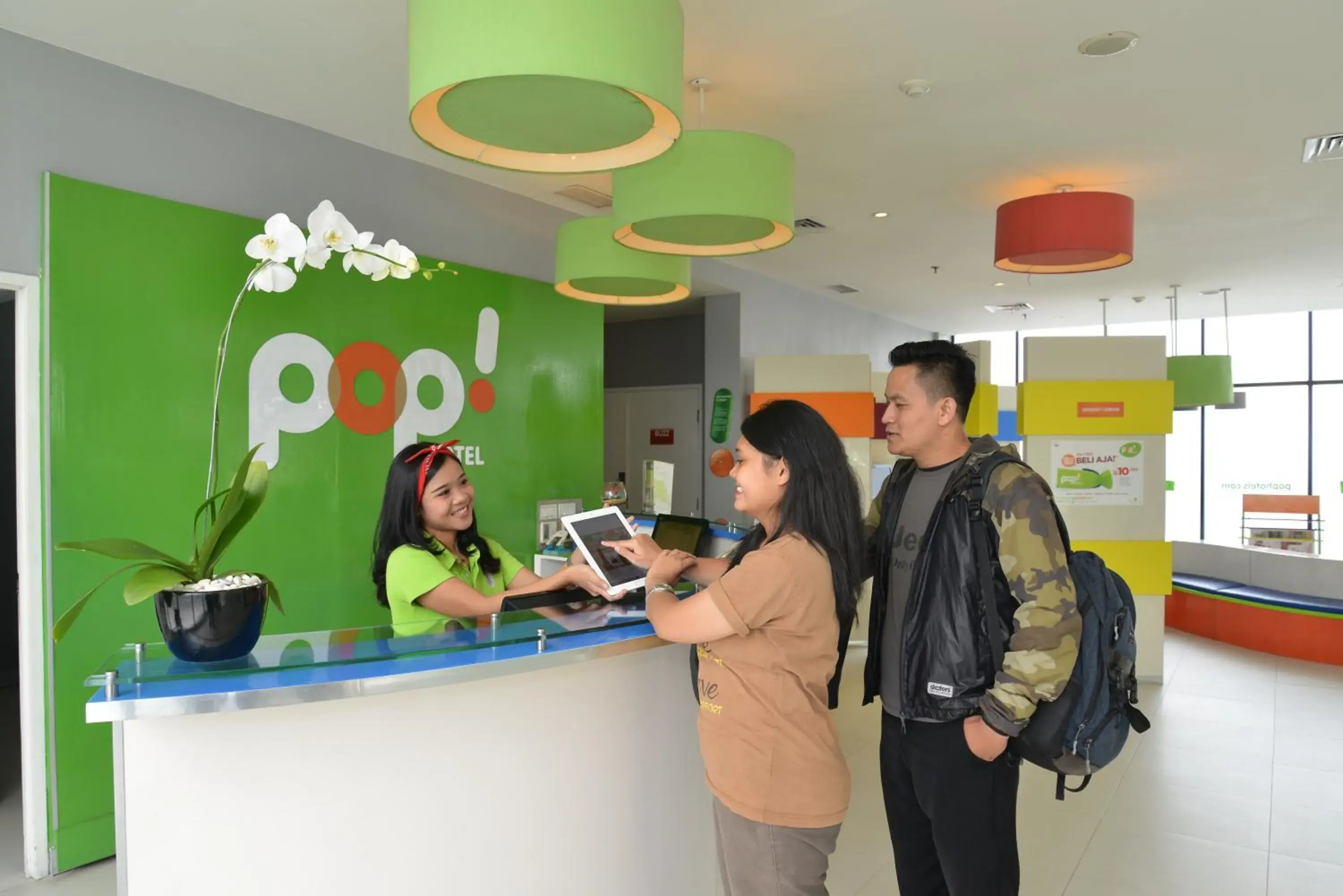 Staff in Pop! Hotel Bsd City Tangerang