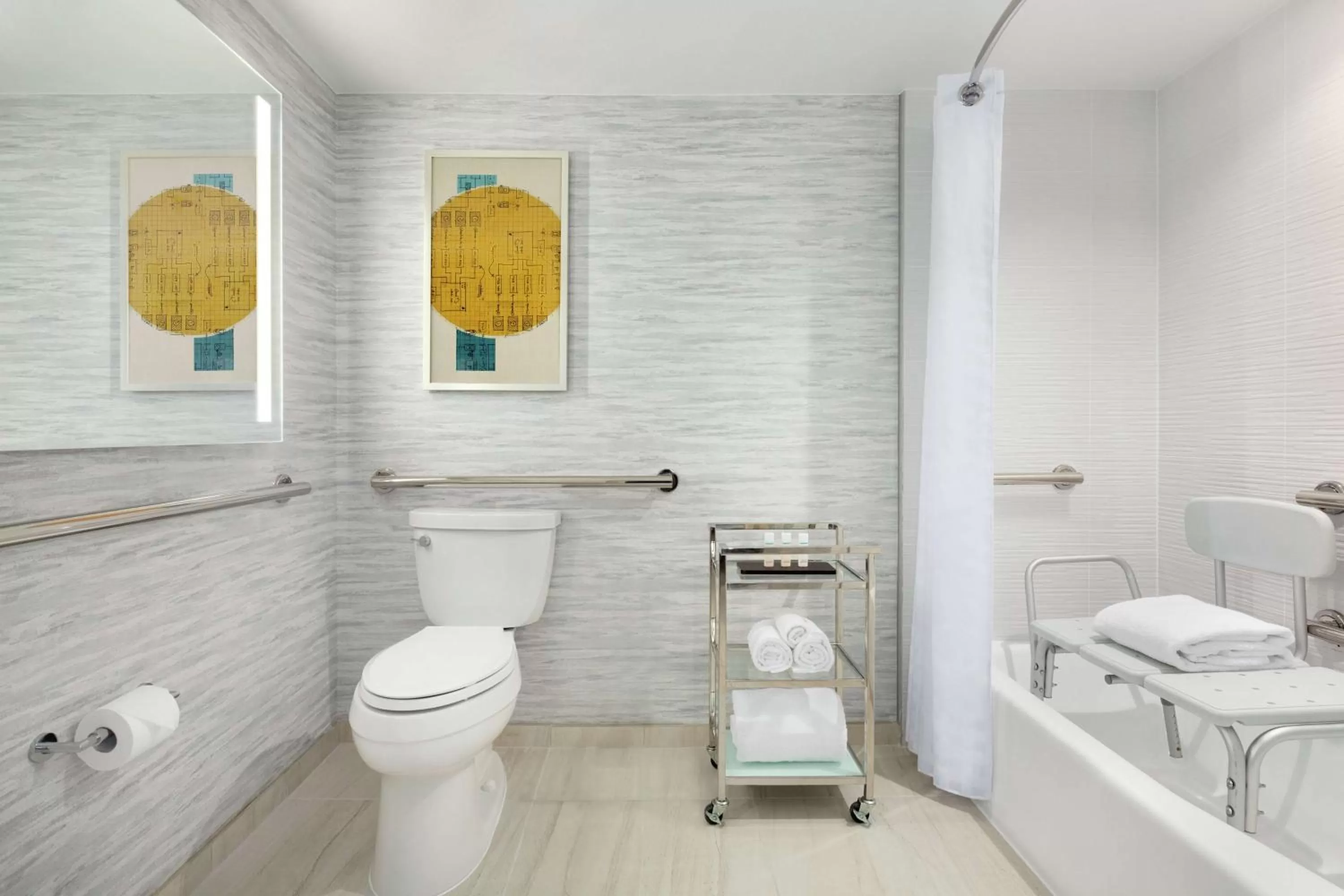 Bathroom in Embassy Suites by Hilton Milpitas Silicon Valley