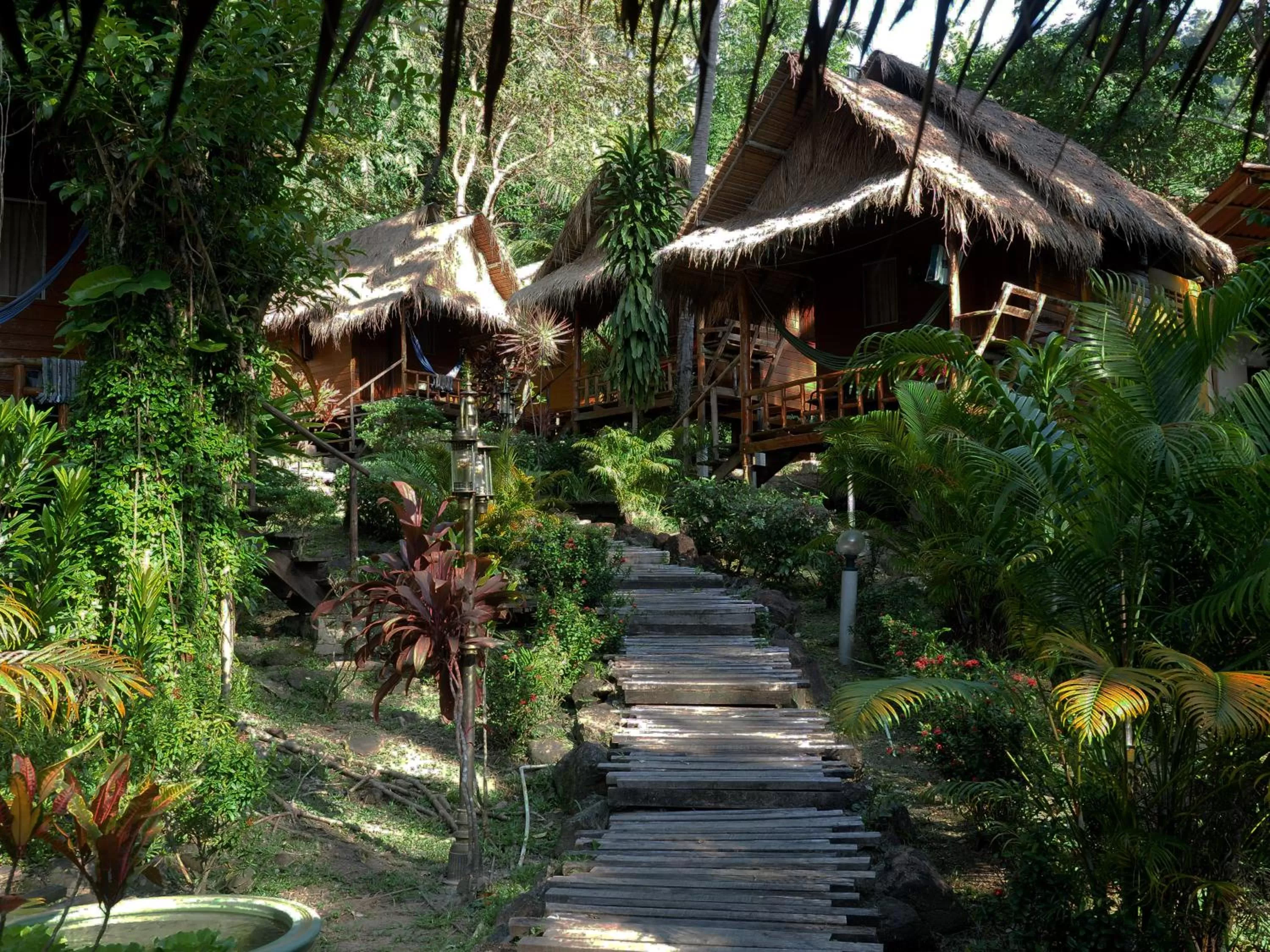 Garden view in LITTLE EDEN Bungalows