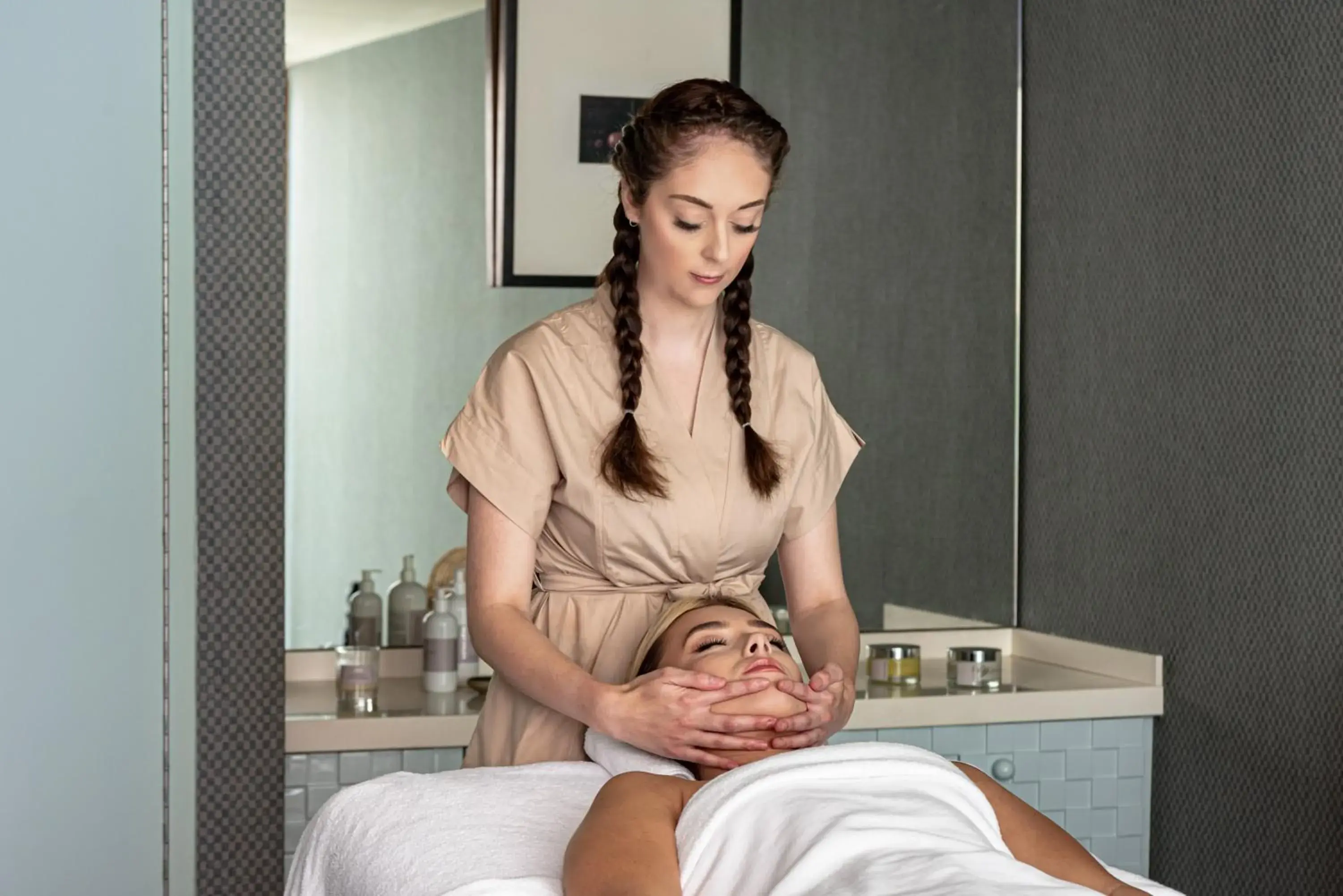 Massage in Cowley Manor Hotel