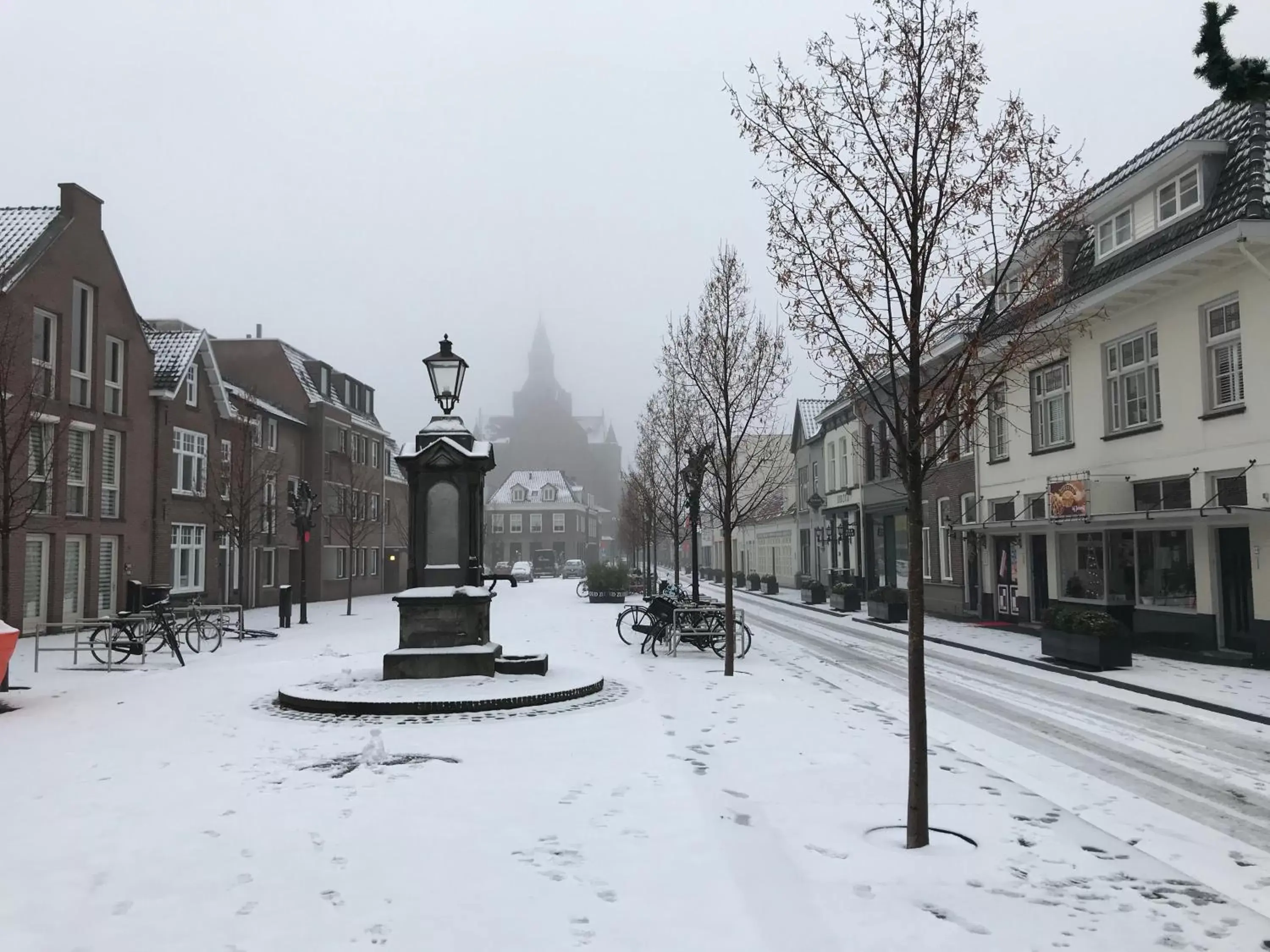 Street view, Winter in B&B 'het Gripshuis'