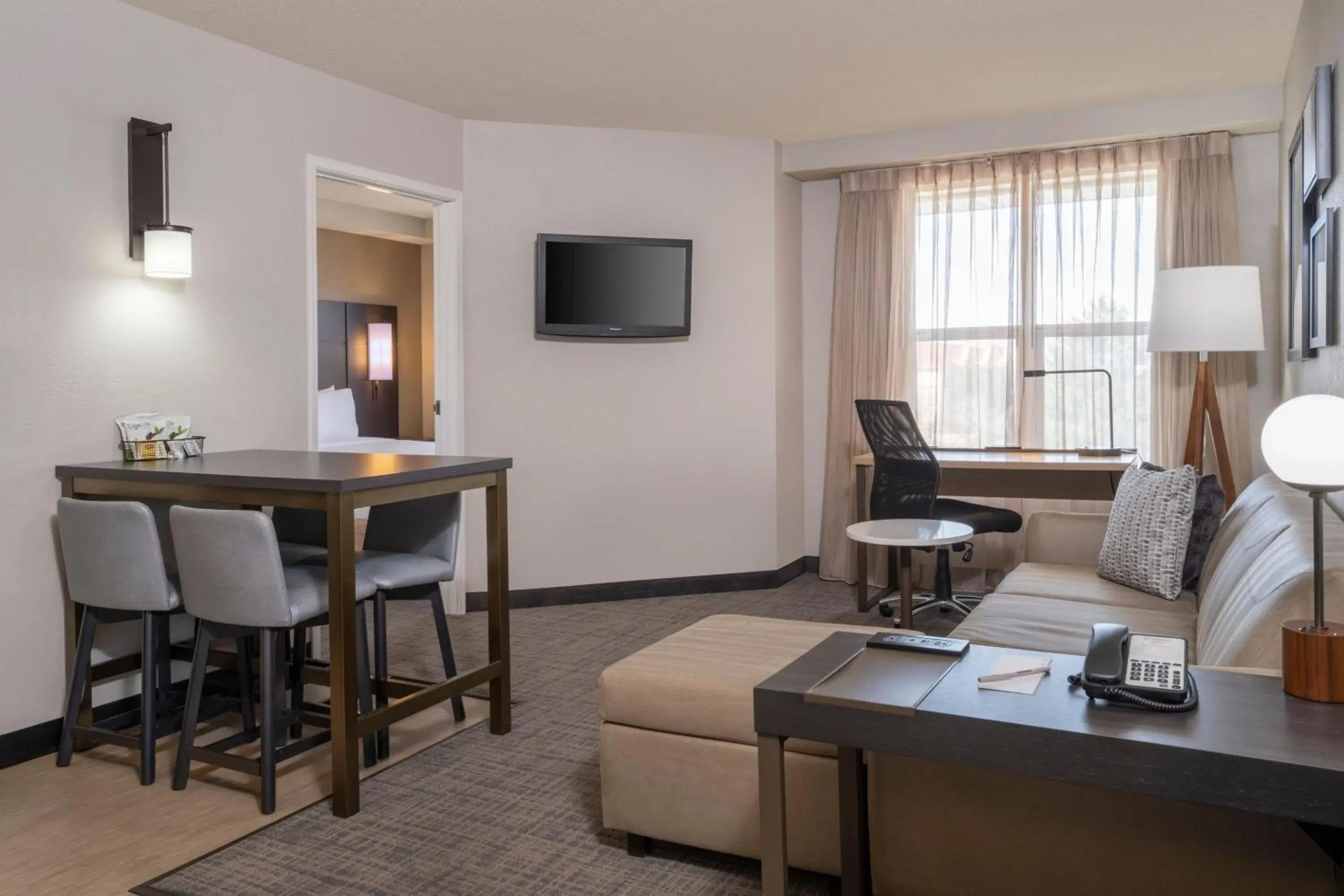 Bedroom, Seating Area in Residence Inn Salt Lake City Airport