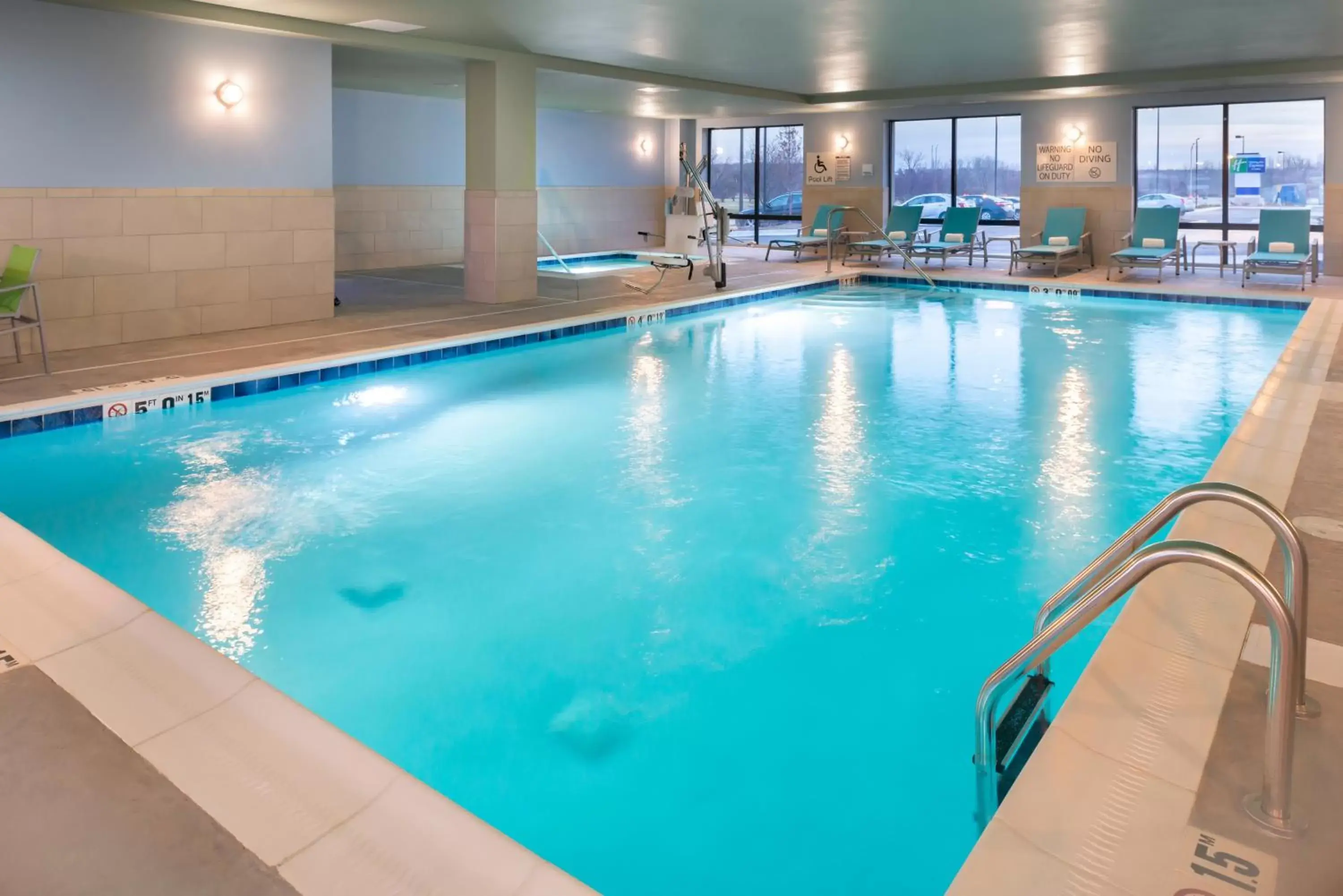 Swimming Pool in Holiday Inn Express & Suites - Romeoville - Joliet North, an IHG Hotel