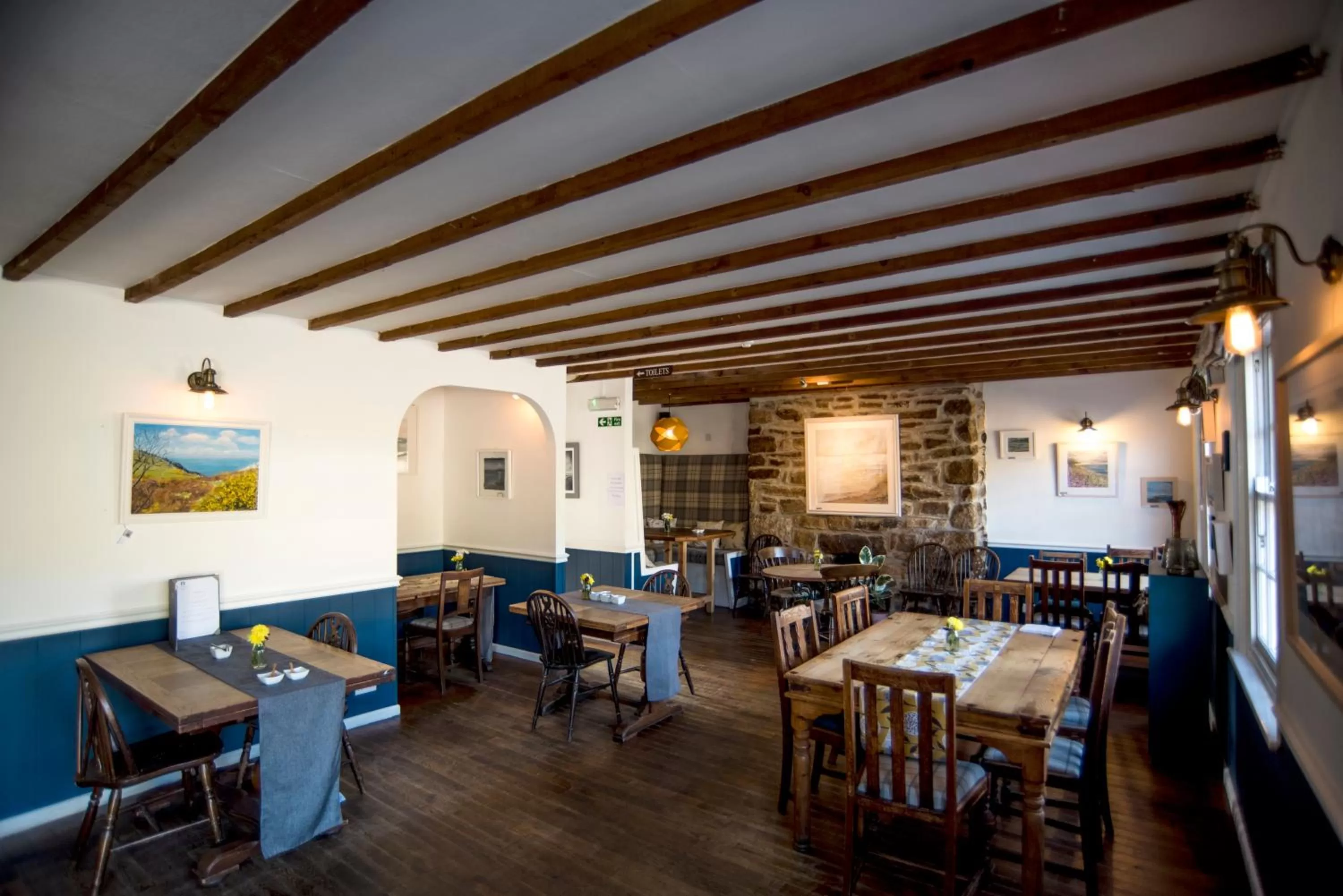 Dining area in Victoria Inn