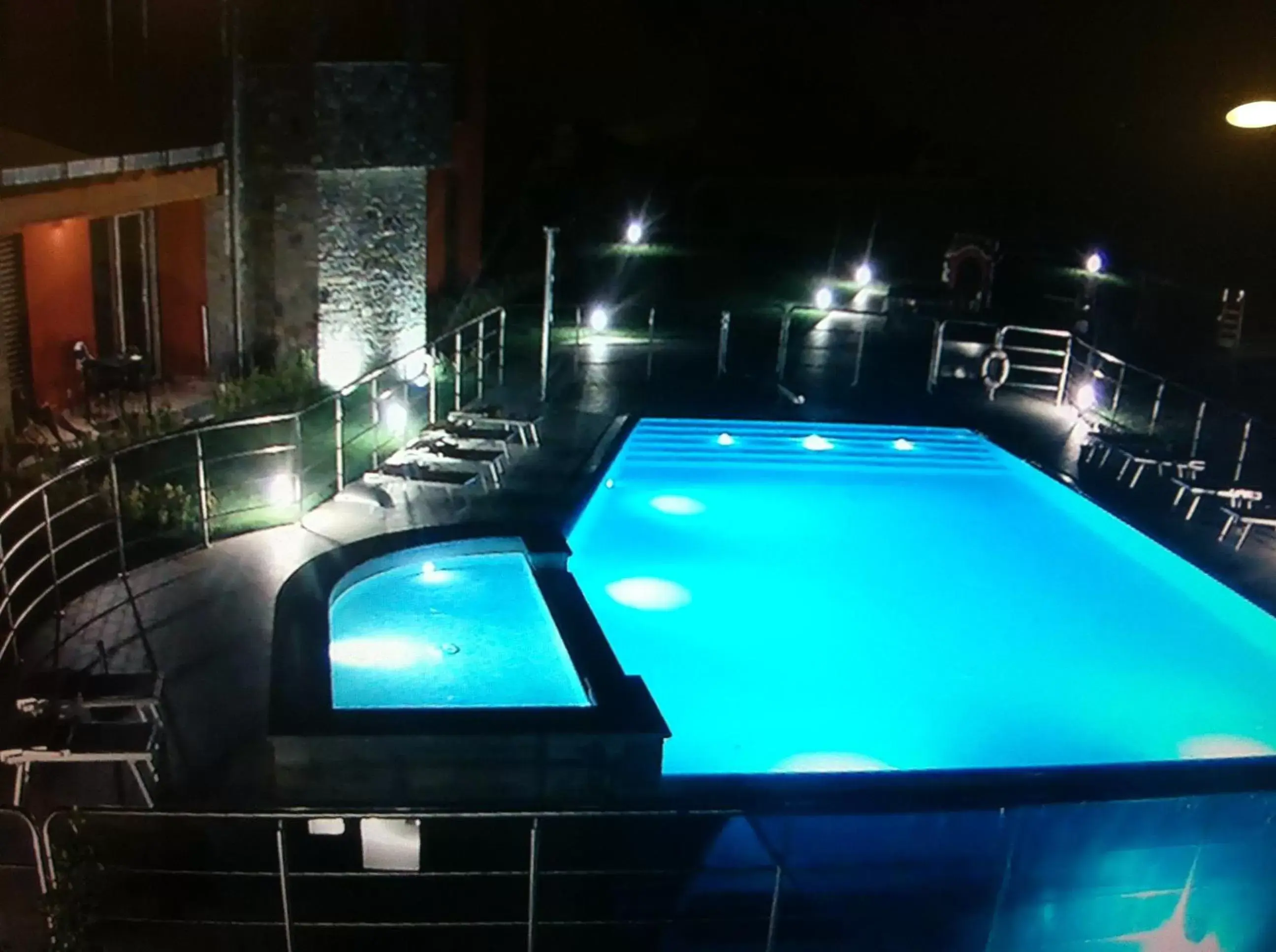 Night, Swimming Pool in Residence Villa Paradiso