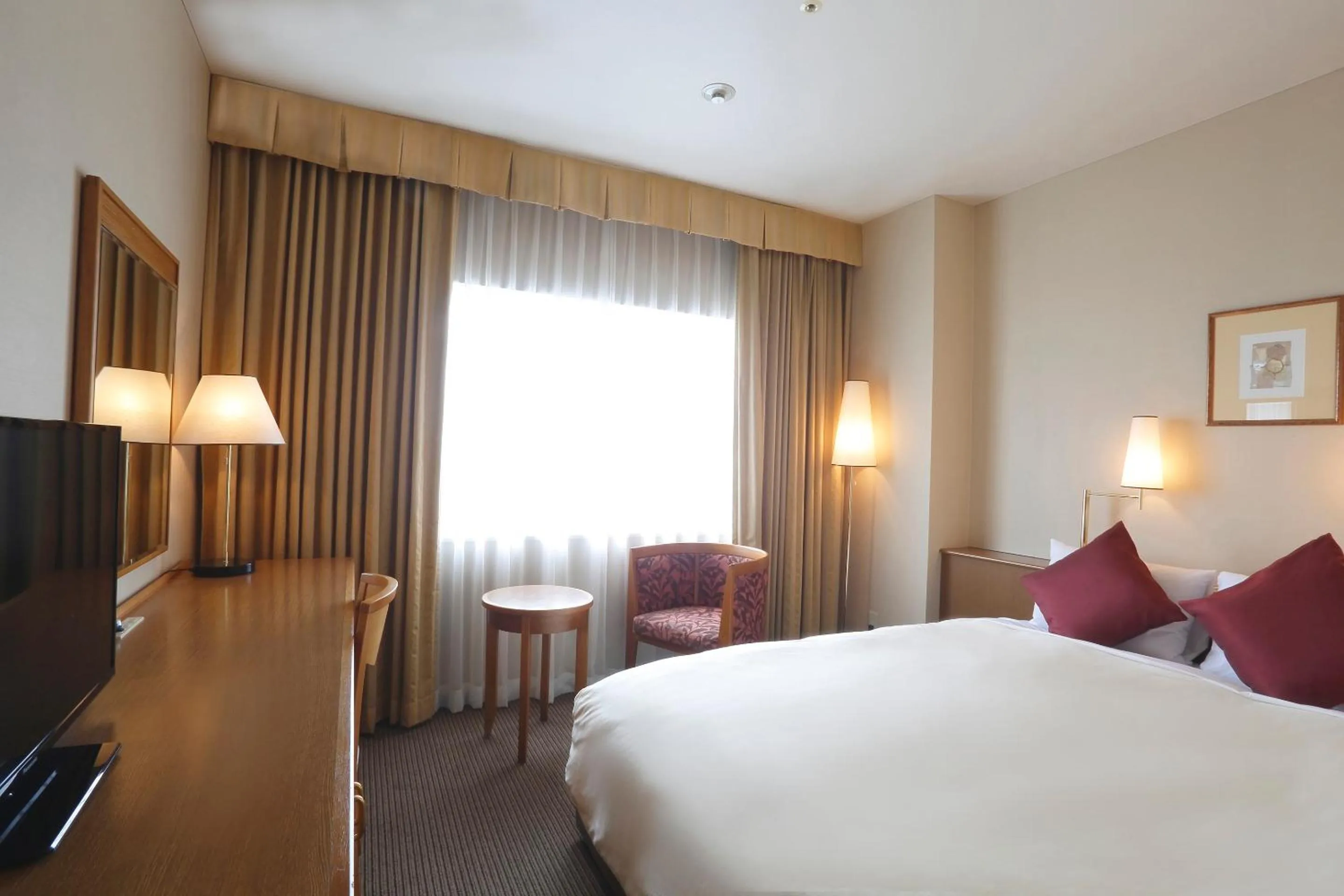 Photo of the whole room, Bed in Dai-ichi Hotel Ryogoku