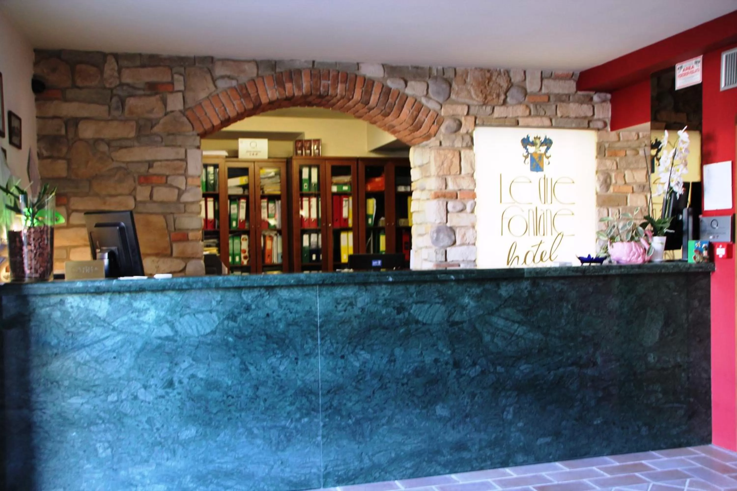 Lobby or reception in Hotel Le Due Fontane