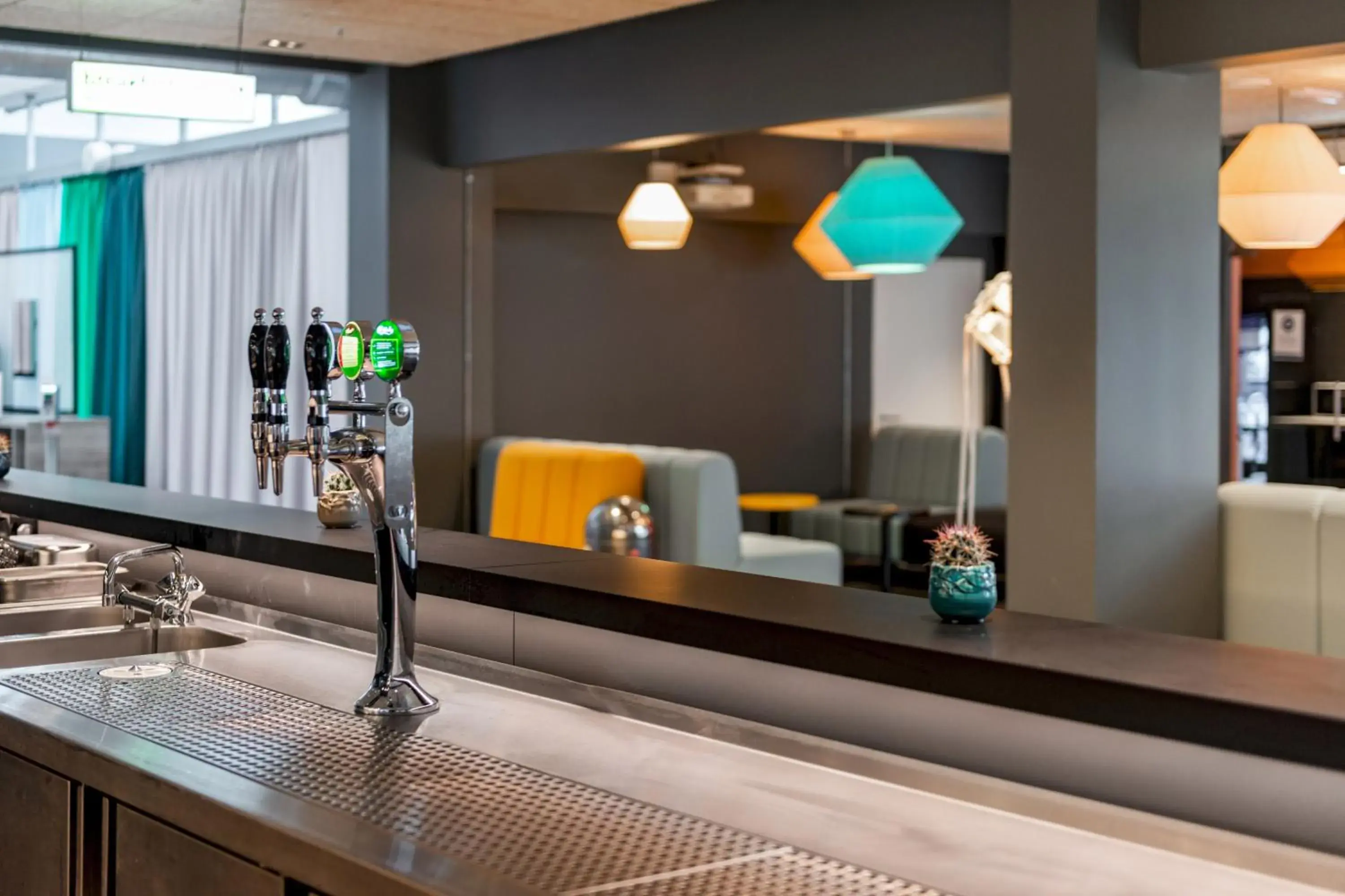 Lounge or bar in a&o Copenhagen Sydhavn