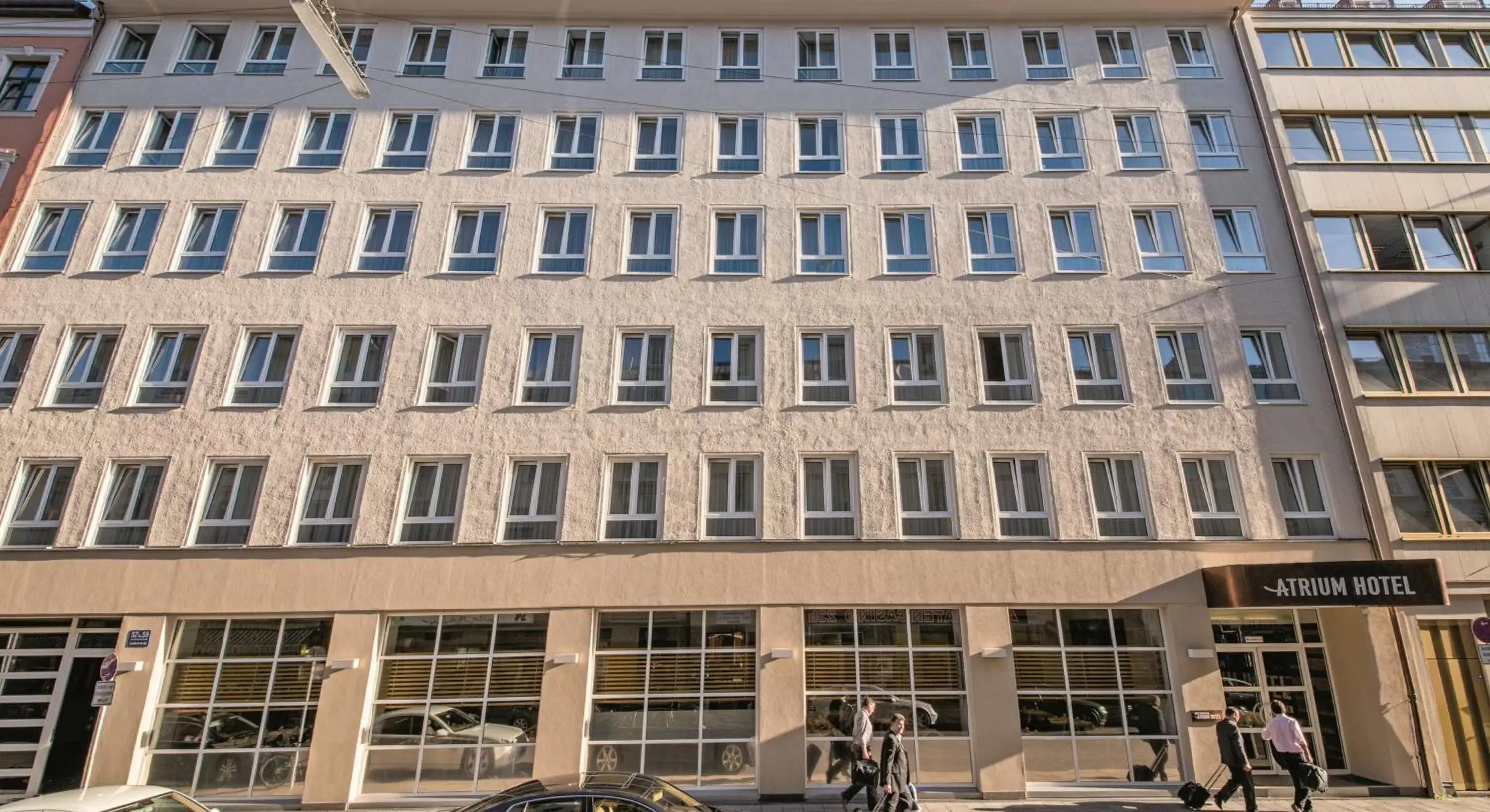 Property building in Boutique Hotel Atrium München Property building in Boutique Hotel Atrium München