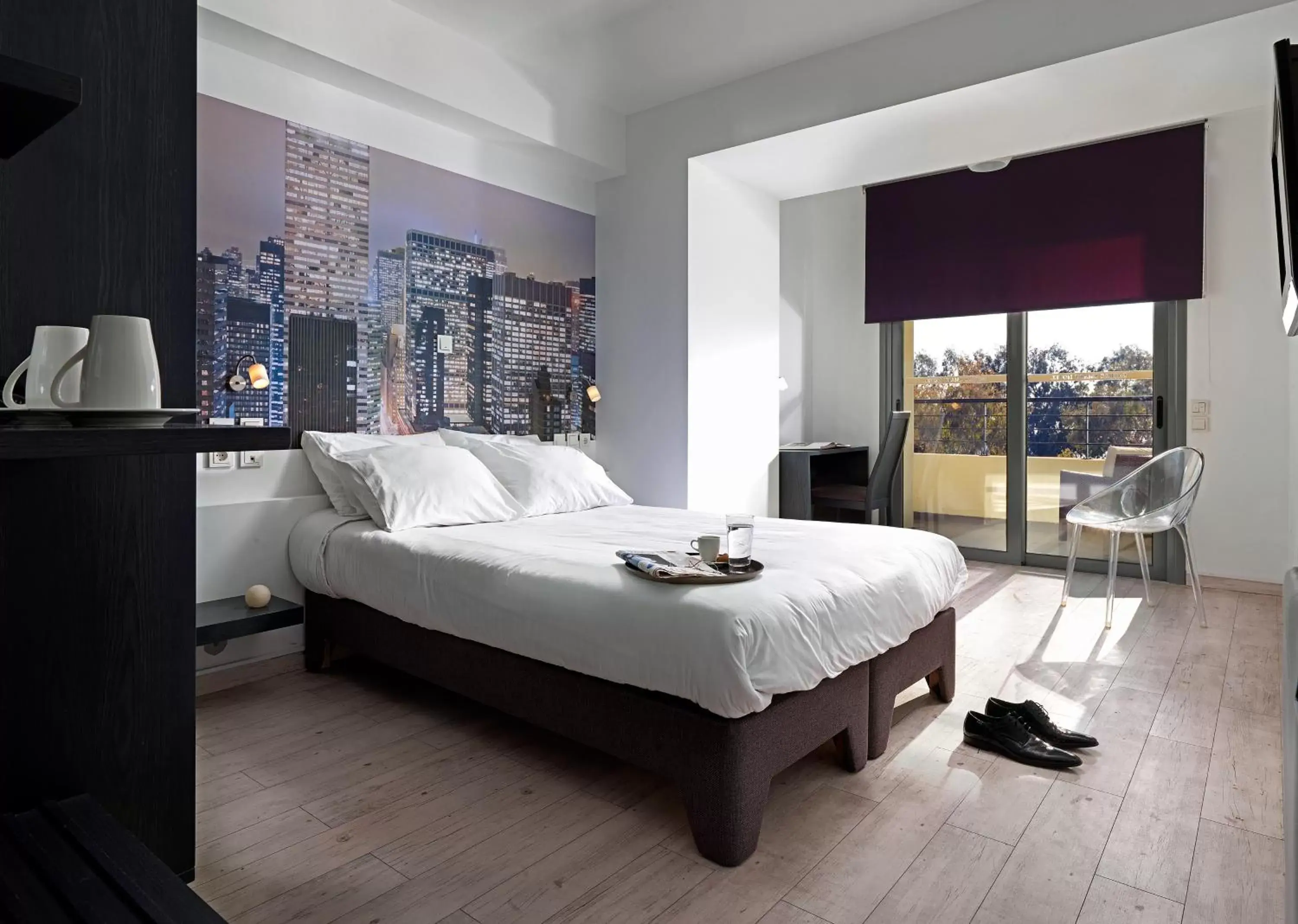 Bed in Airotel Patras Smart Hotel Bed in Airotel Patras Smart Hotel