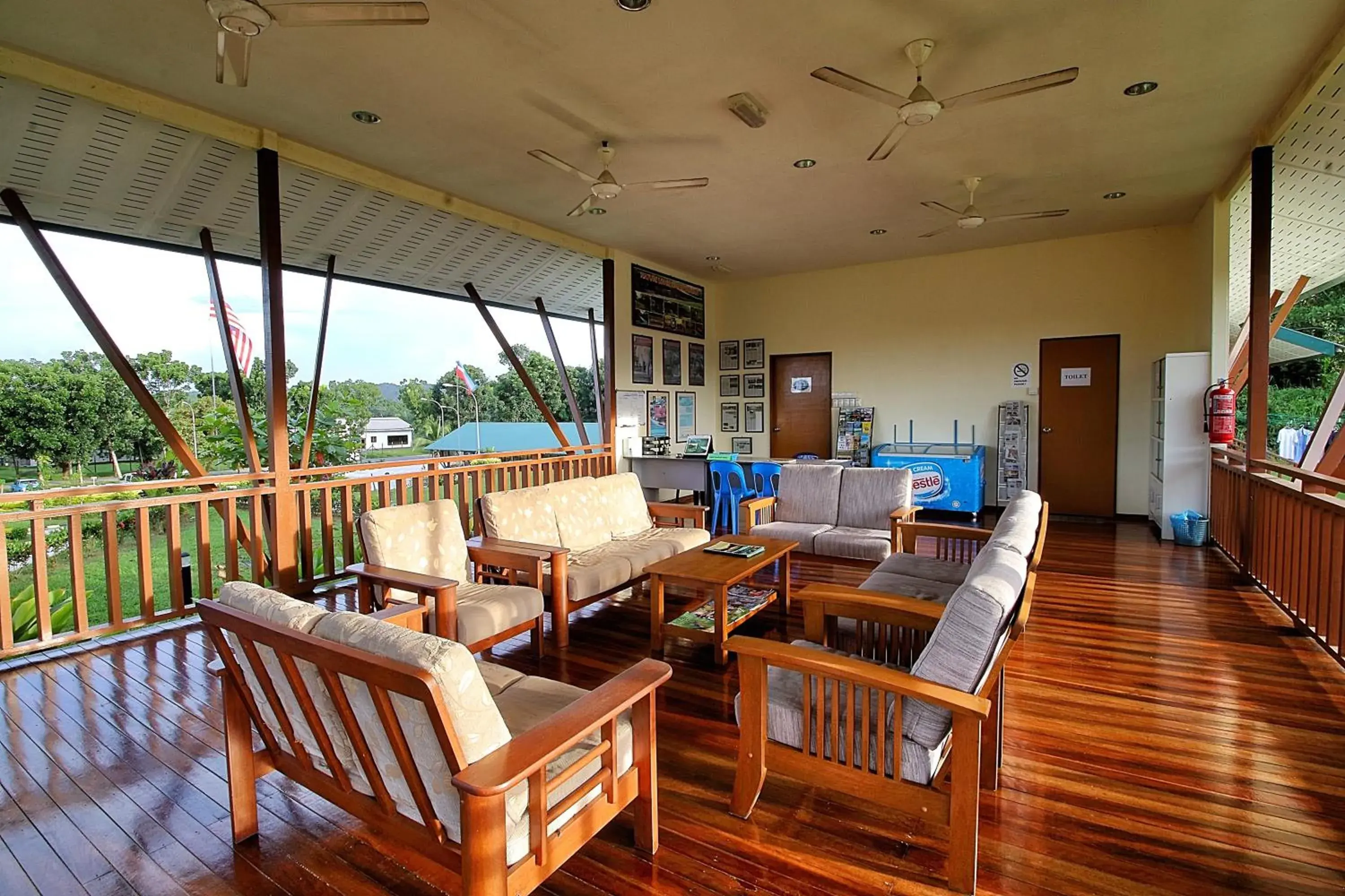 Lobby or reception in Nature Lodge Sepilok