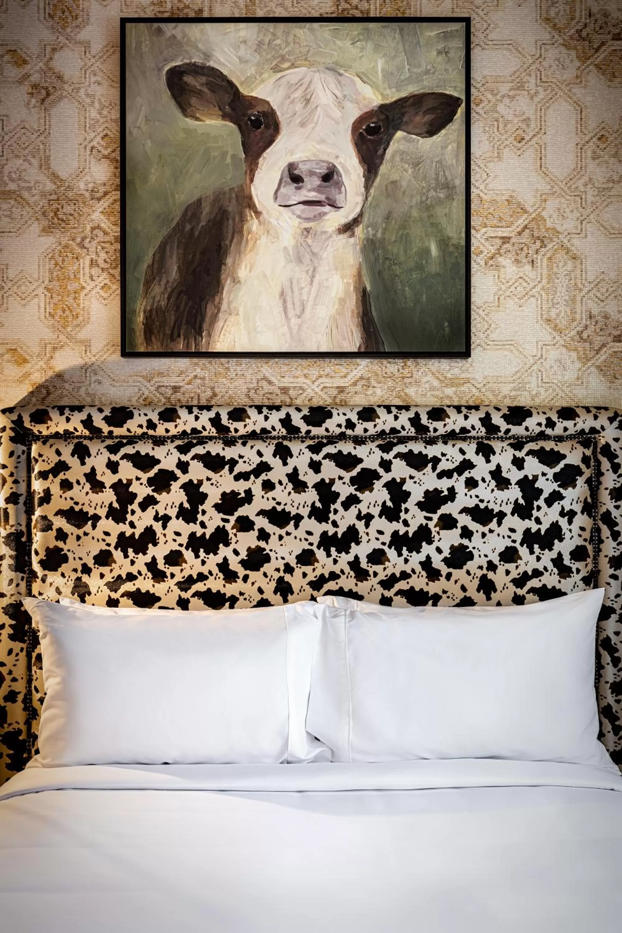 Bed in The Brownwood Hotel & Spa