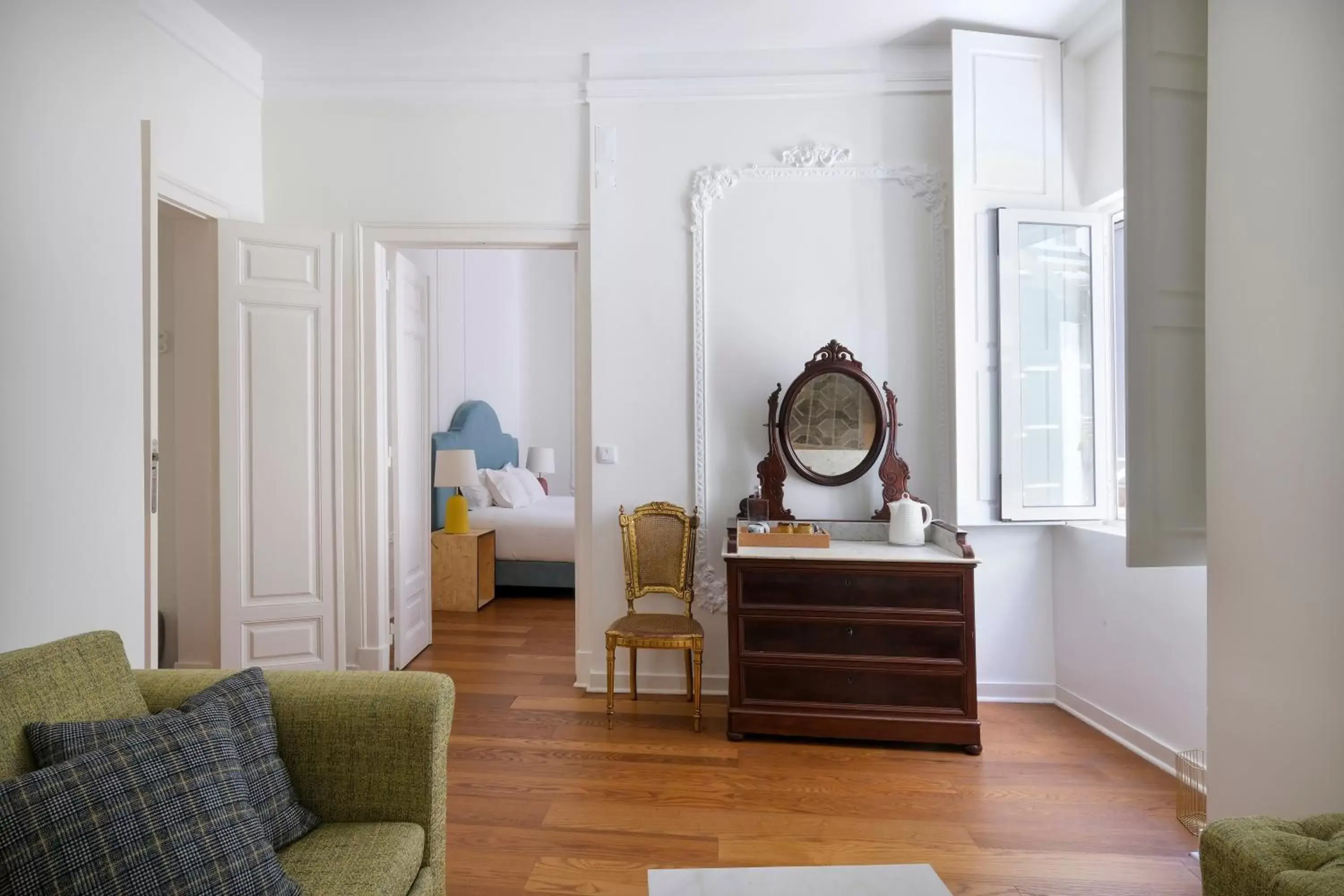 Living room, Bed in 1869 Príncipe Real House Living room, Bed in 1869 Príncipe Real House