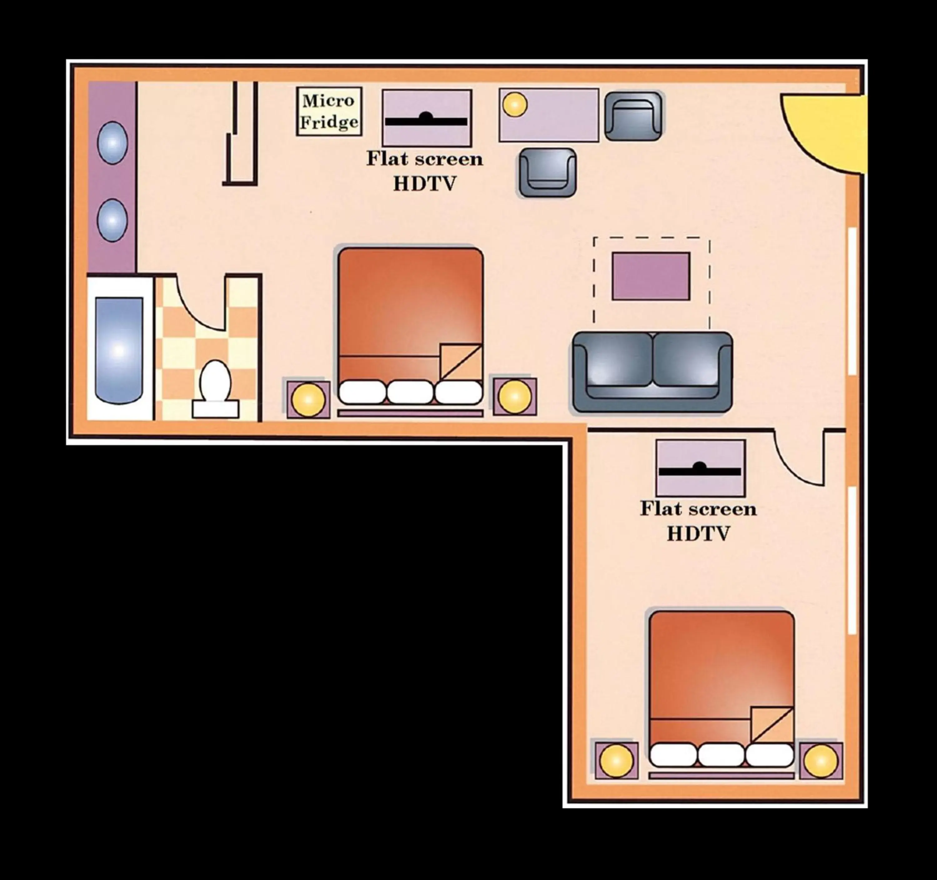 Other, Floor Plan in Best Western Plus Raffles Inn & Suites