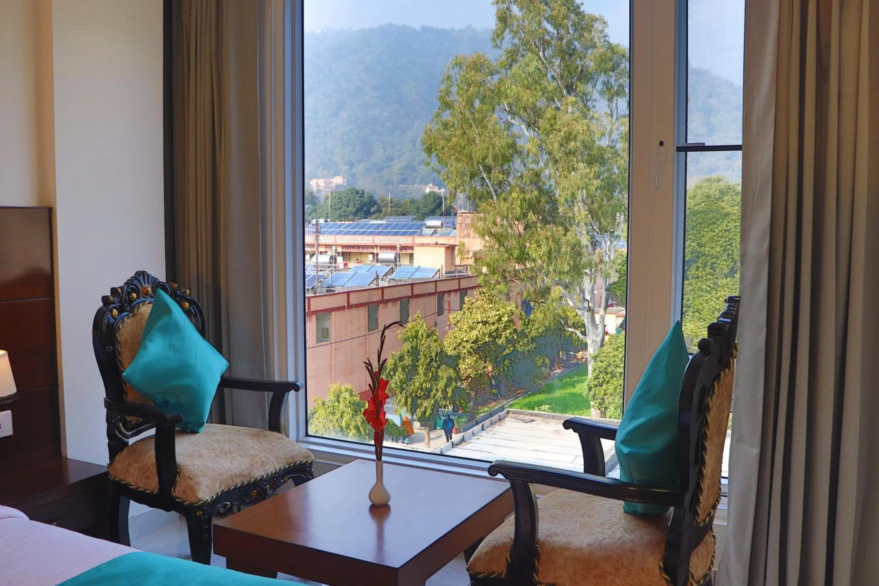 Mountain view in Hotel Green One Earth