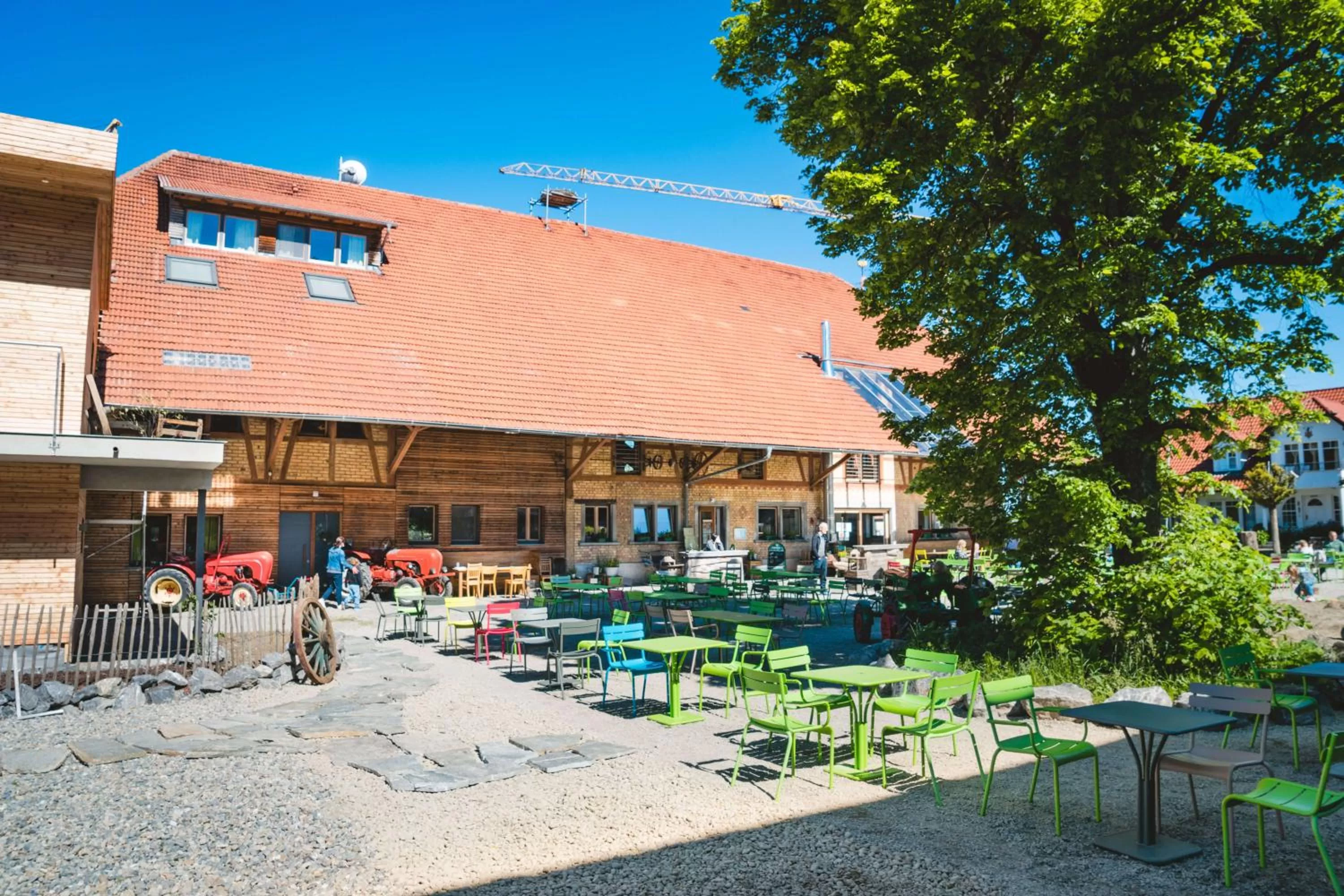 Patio in Gut Hügle Erlebnishof & Spa