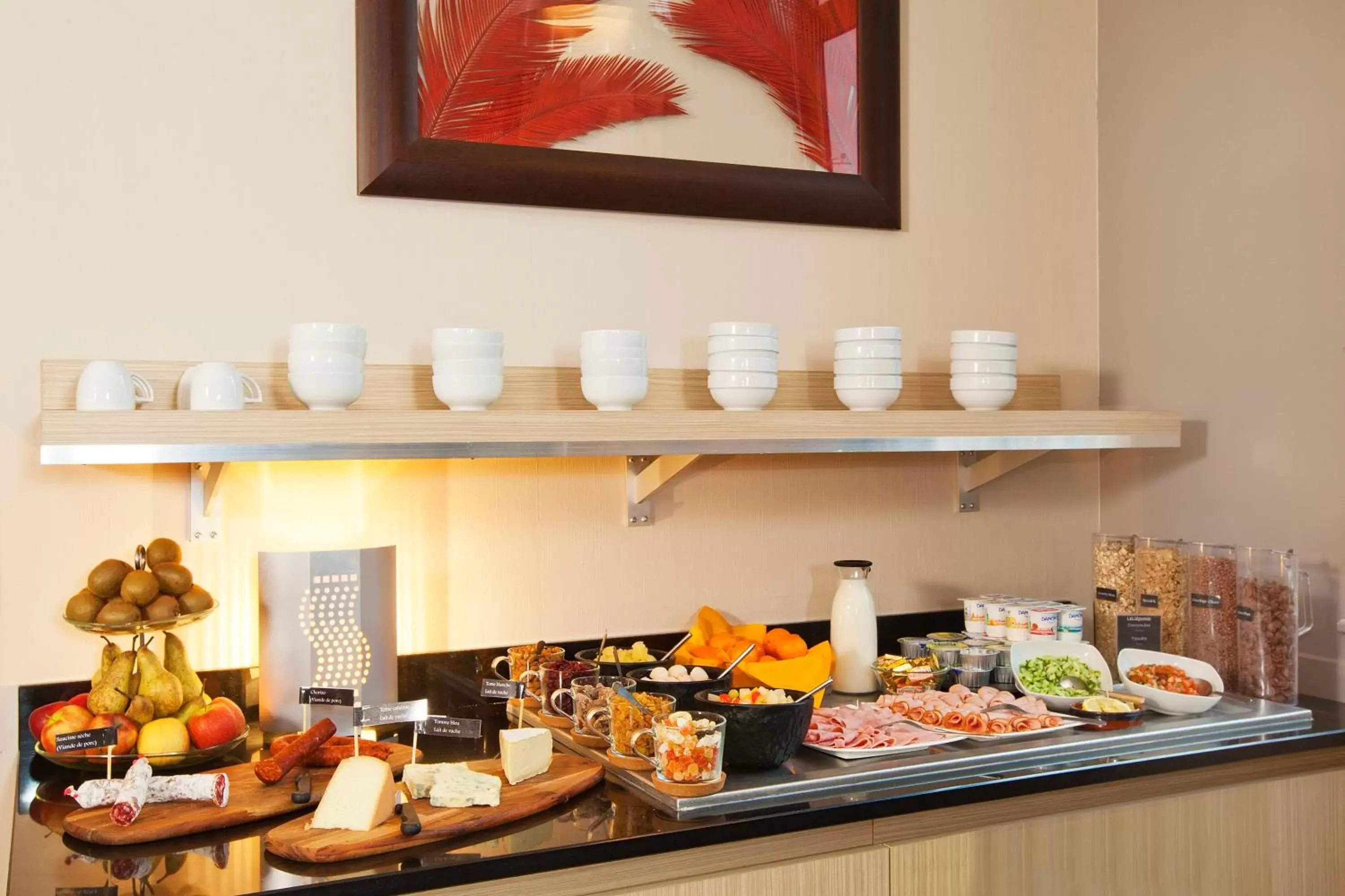 Continental breakfast, Food in Residhome Grenoble Caserne De Bonne