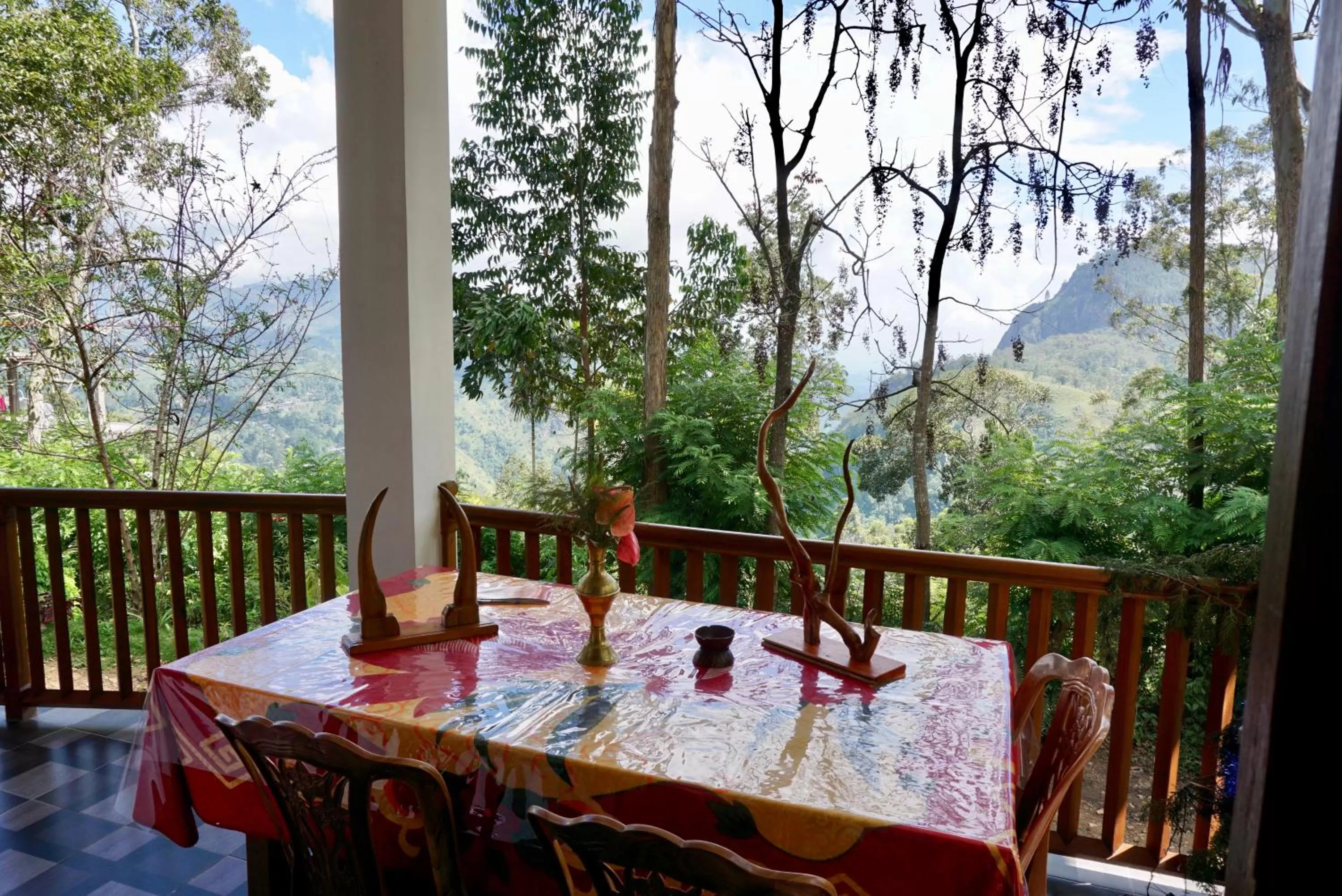 Patio in Sun View Resort Kithalella