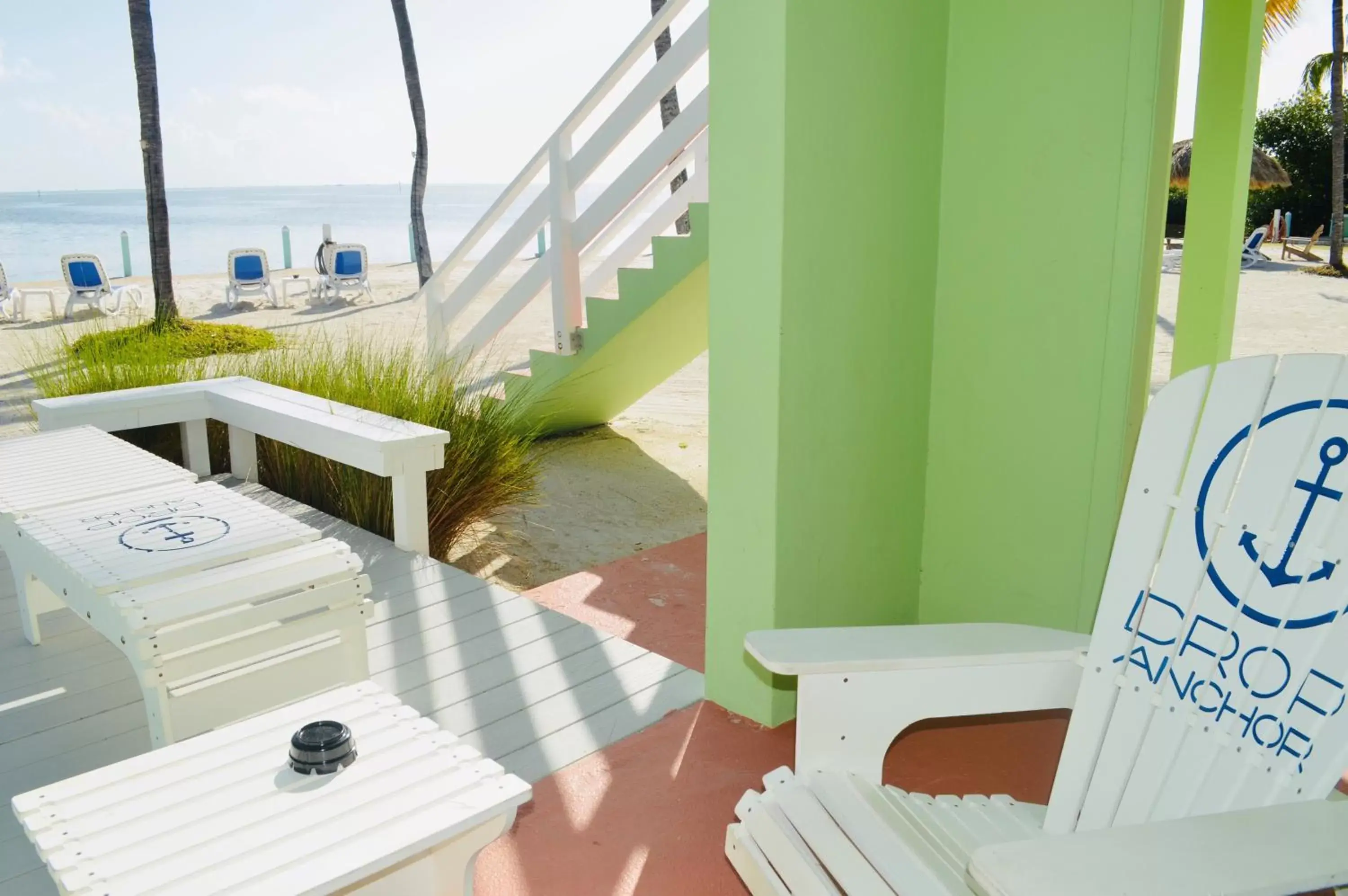 Patio, Seating Area in Drop Anchor Resort & Marina