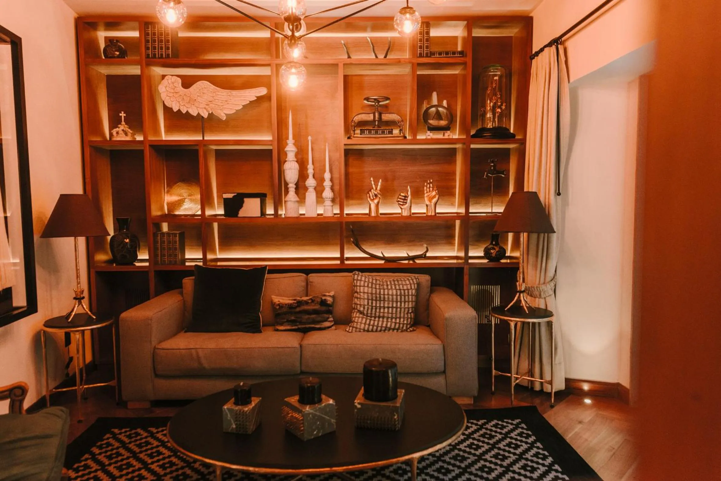 Living room in Hotel Apapacho Boutique