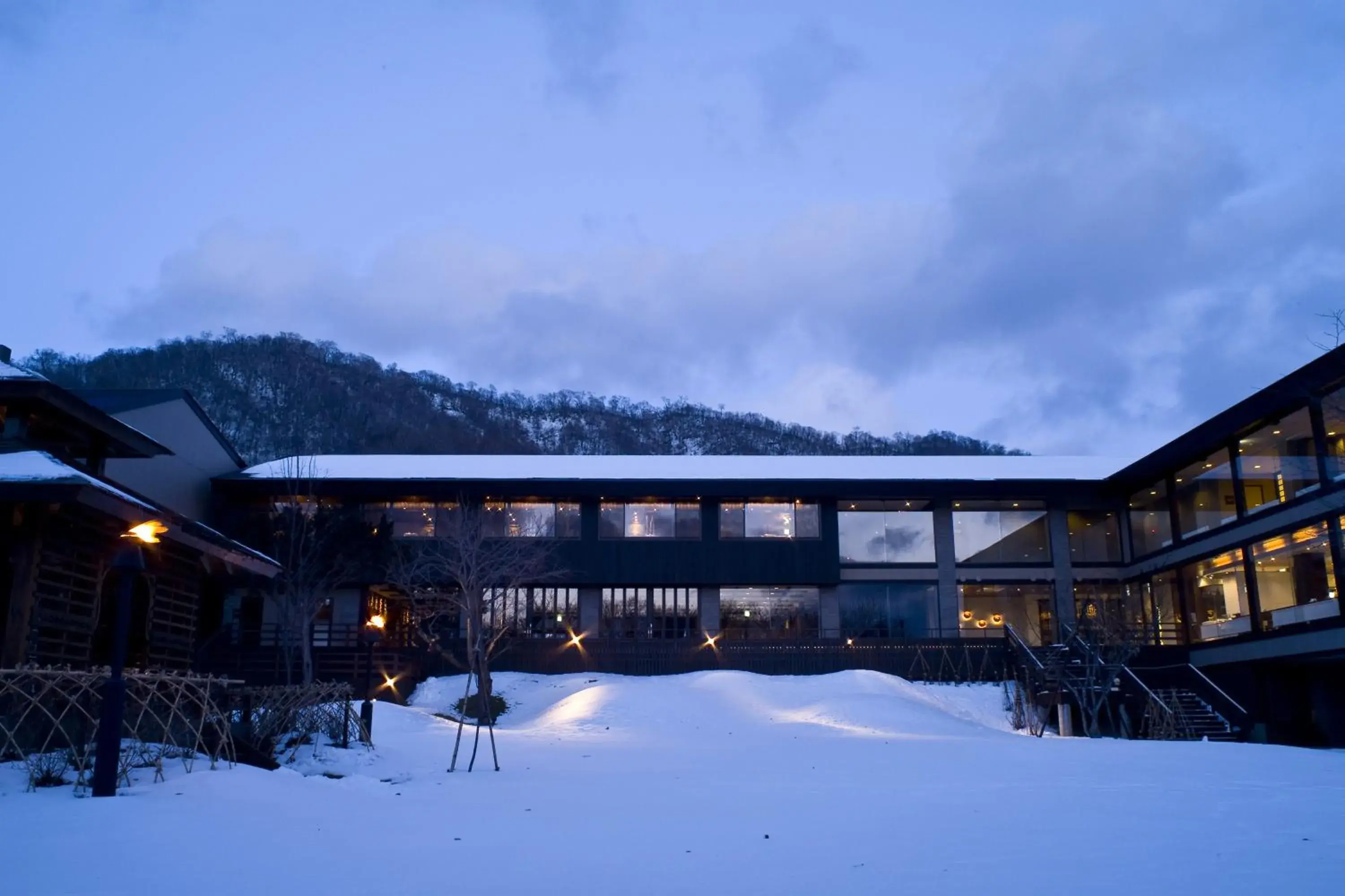 Property building, Winter in Lake Shikotsu Tsuruga Resort Spa Mizu no Uta