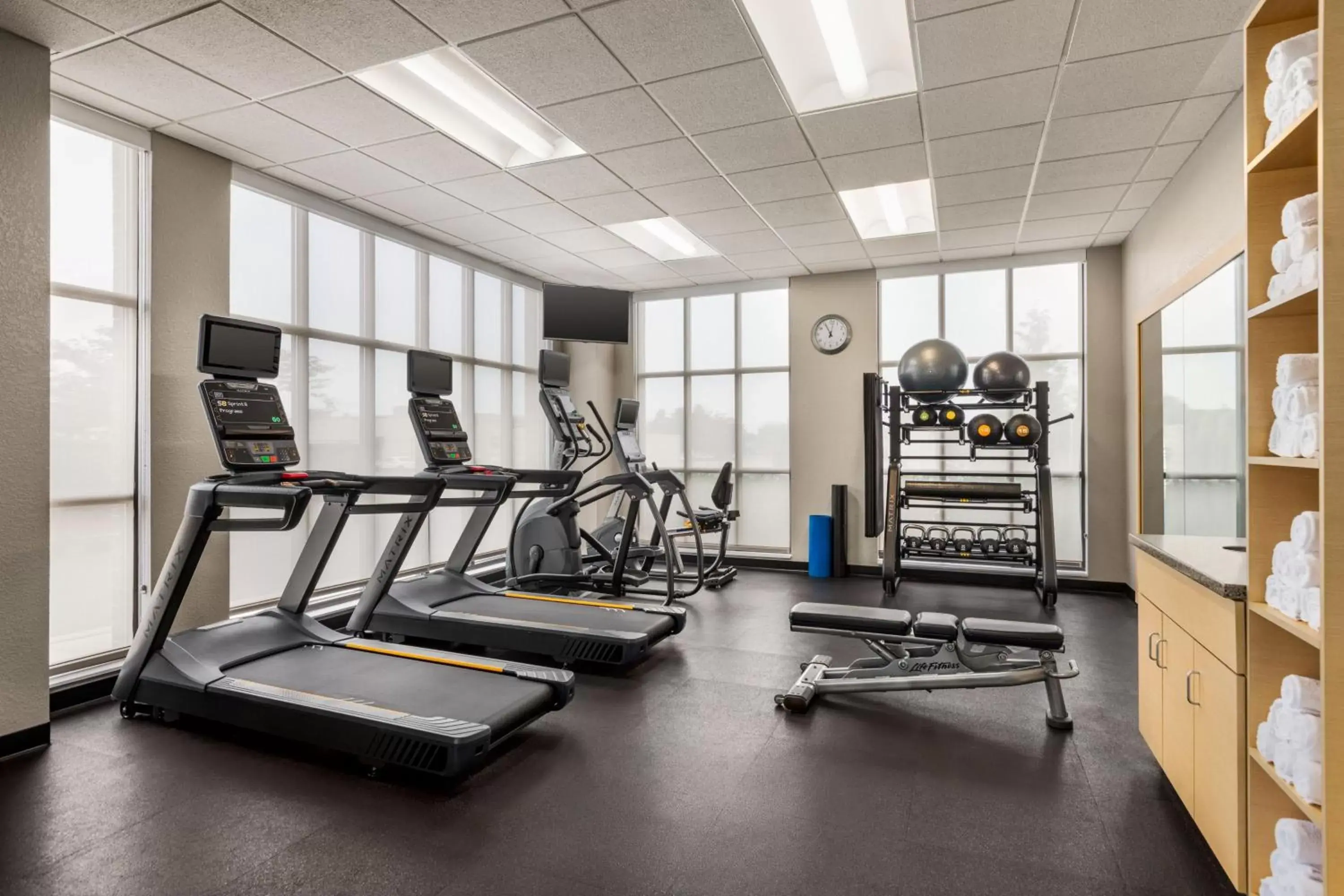 Fitness centre/facilities, Fitness Center/Facilities in TownePlace Suites by Marriott Harrisburg West/Mechanicsburg