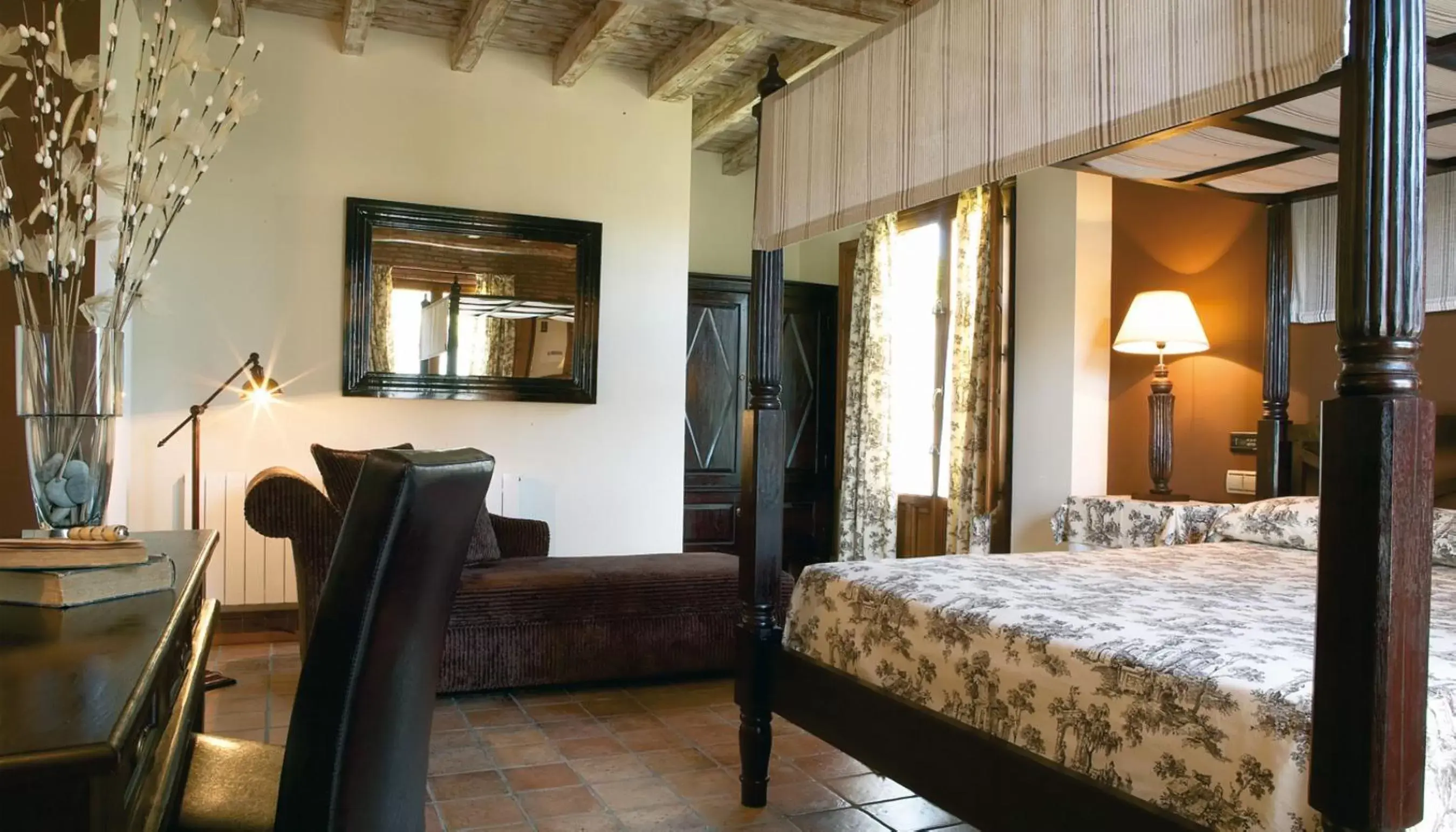 Bedroom in Hotel Posada La Robleda