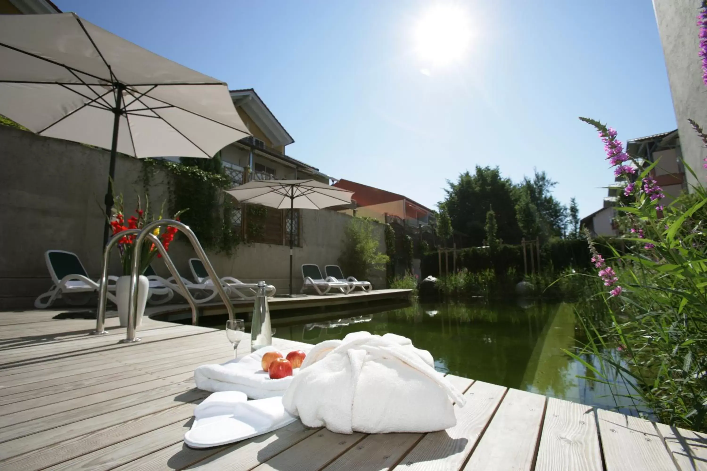 Garden, Swimming Pool in Wunsch Hotel Mürz - Natural Health & Spa Hotel