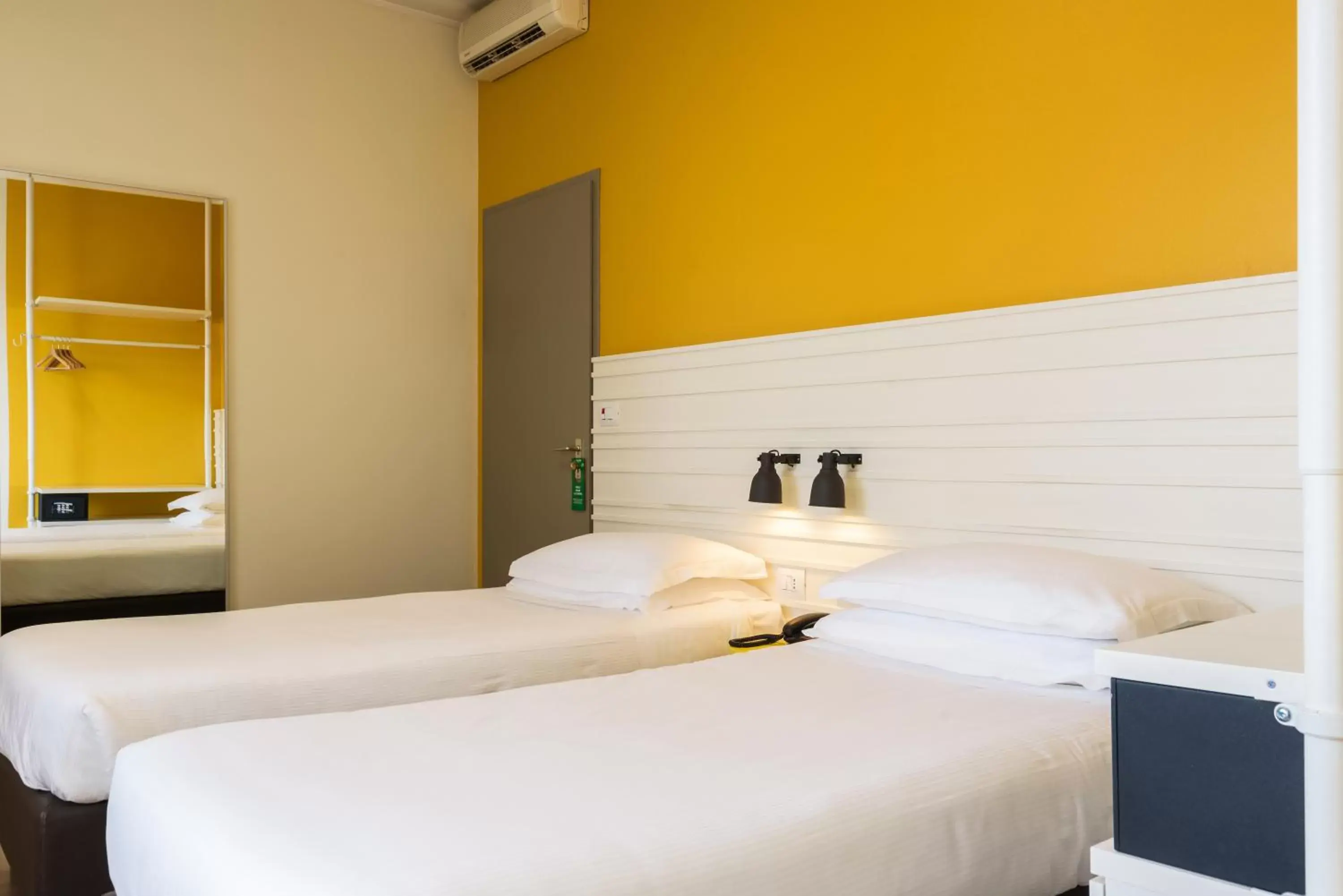 Bedroom, Bed in B&B Hotel Milano Ornato