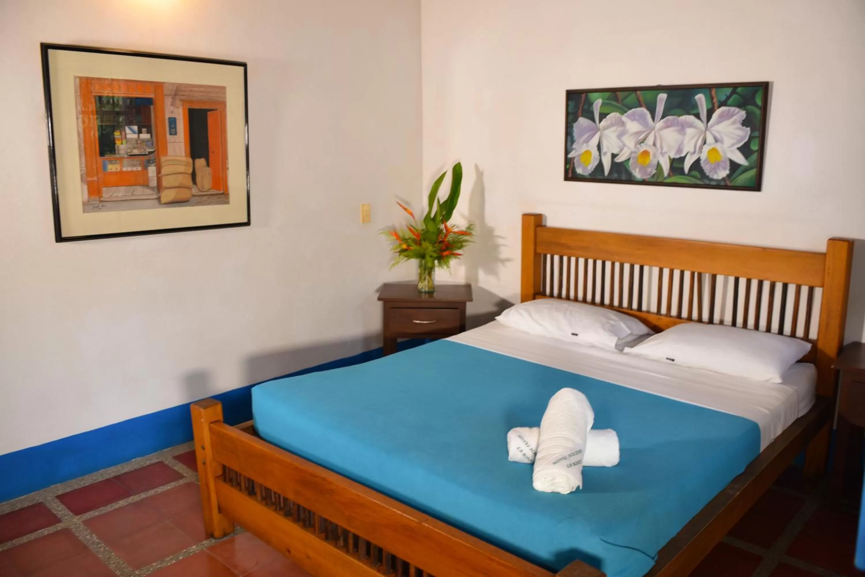 Bed in Hotel Hacienda la Bonita