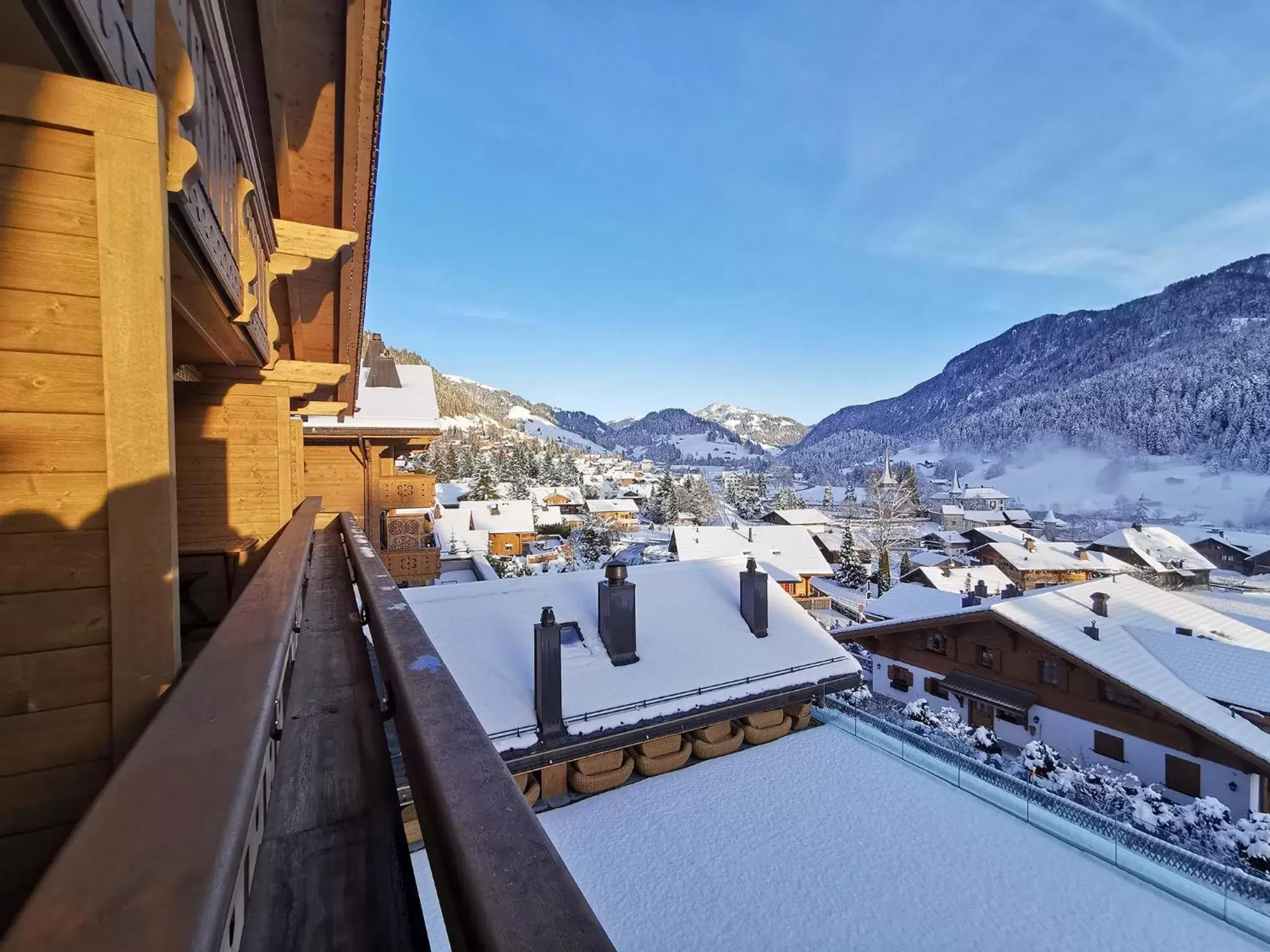 Natural landscape, Winter in Hôtel de Rougemont & Spa