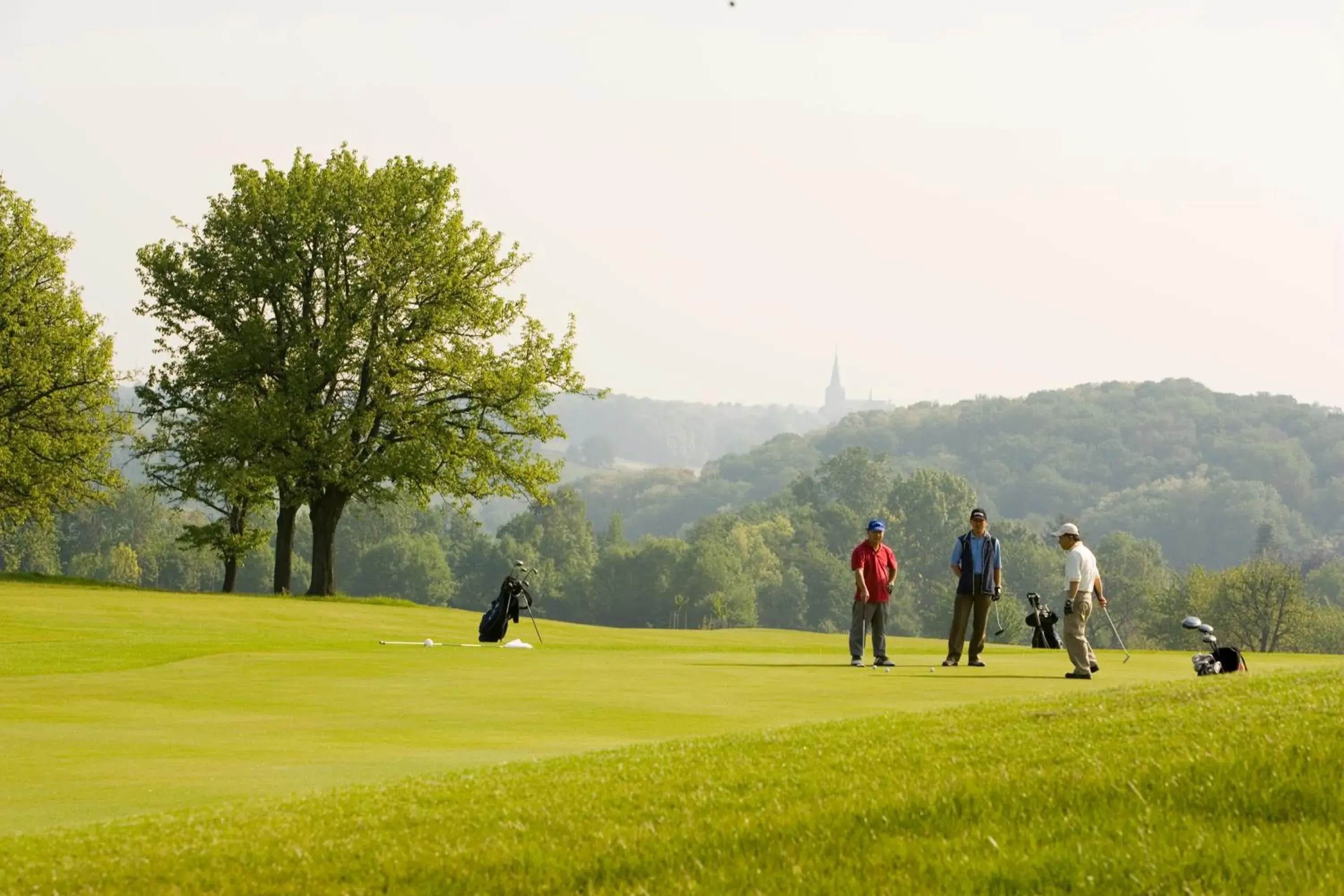 Golfcourse, Golf in Hotel Restaurant in den Hoof