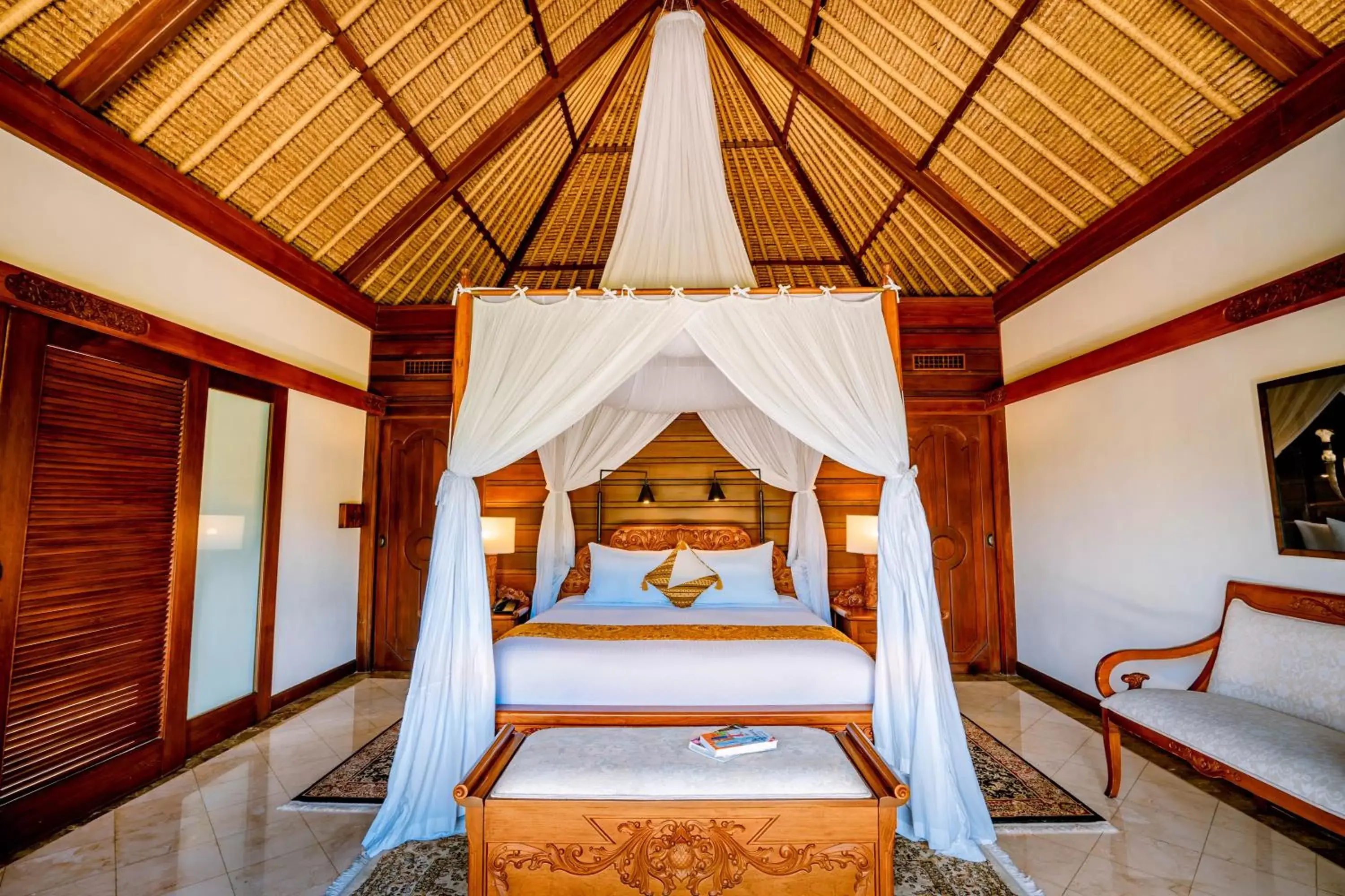 Bed in Puri Wulandari A Boutique Resort & Spa - CHSE Certified