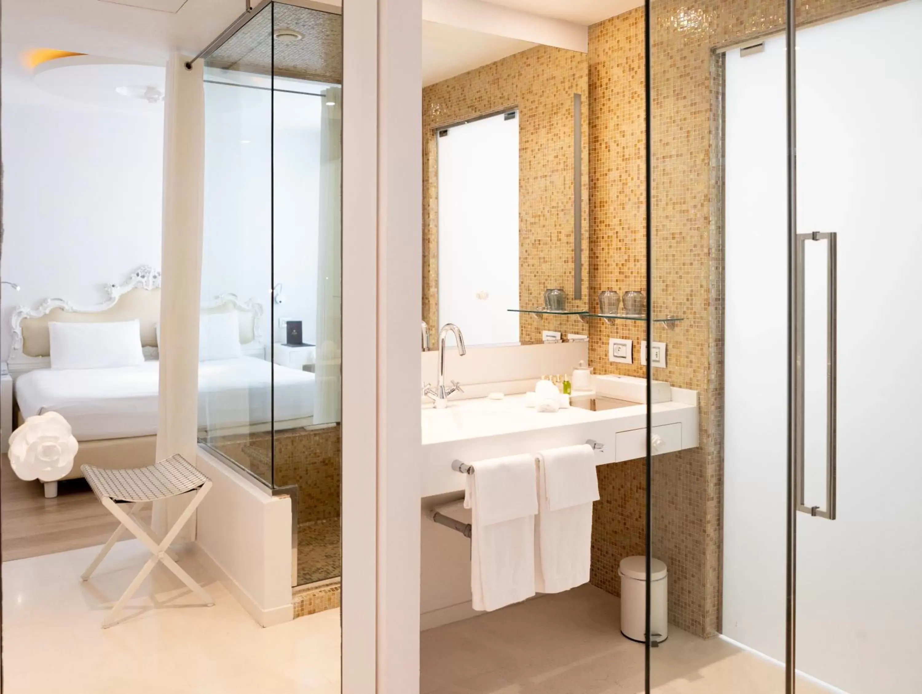 Shower, Bathroom in Boscolo Nice Hotel & Spa