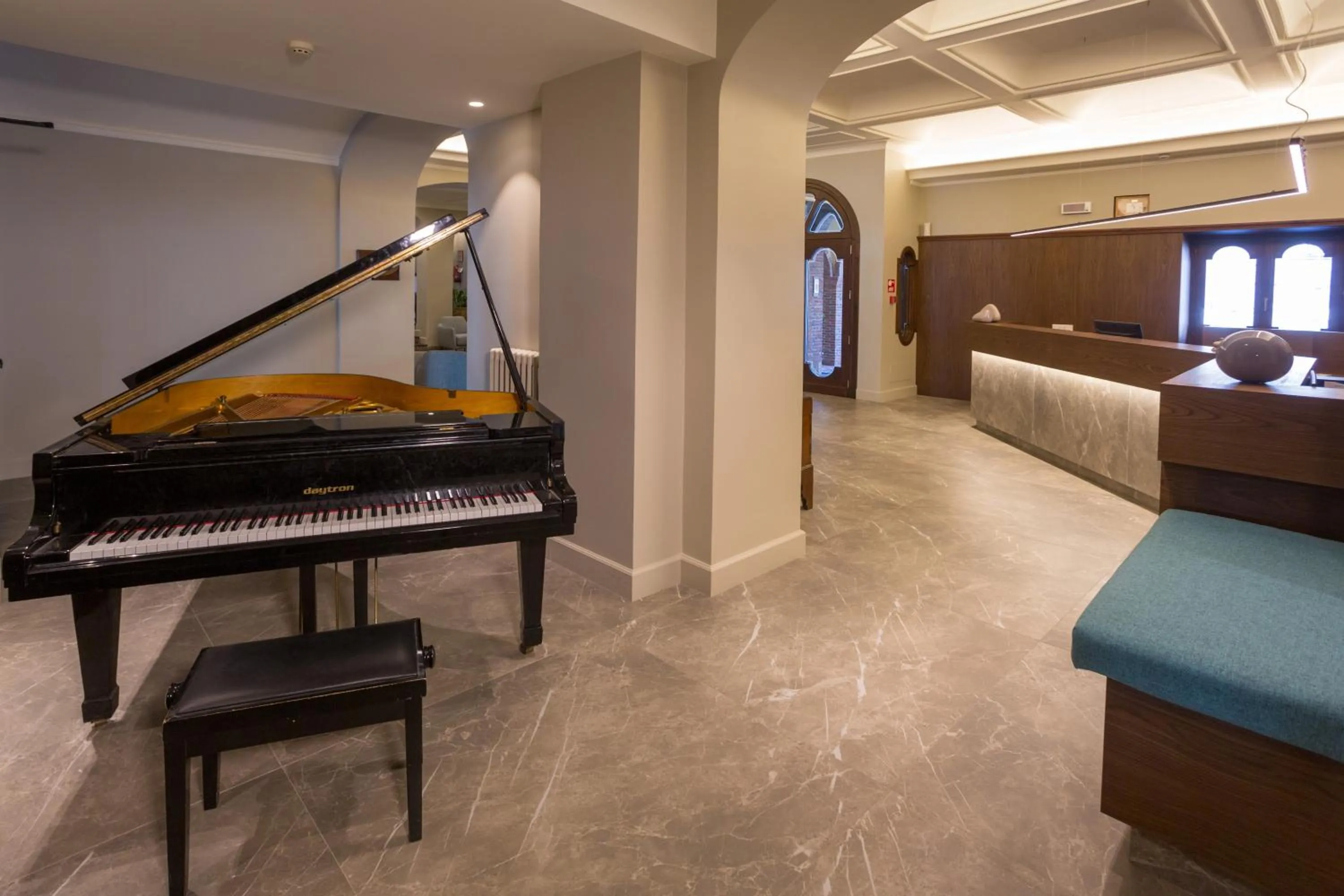 Lobby or reception in Airone Wellness Hotel